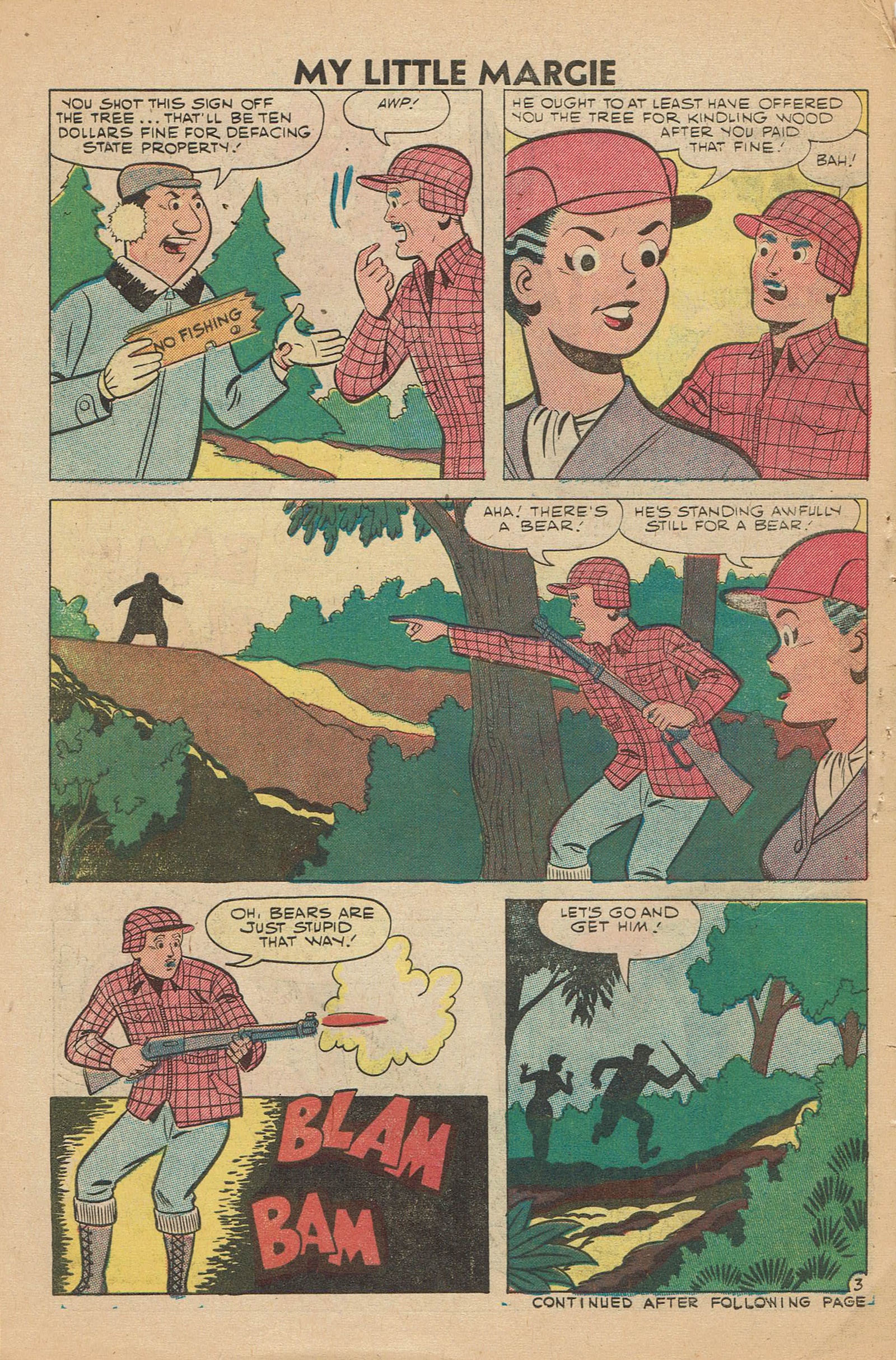 Read online My Little Margie (1954) comic -  Issue #25 - 29