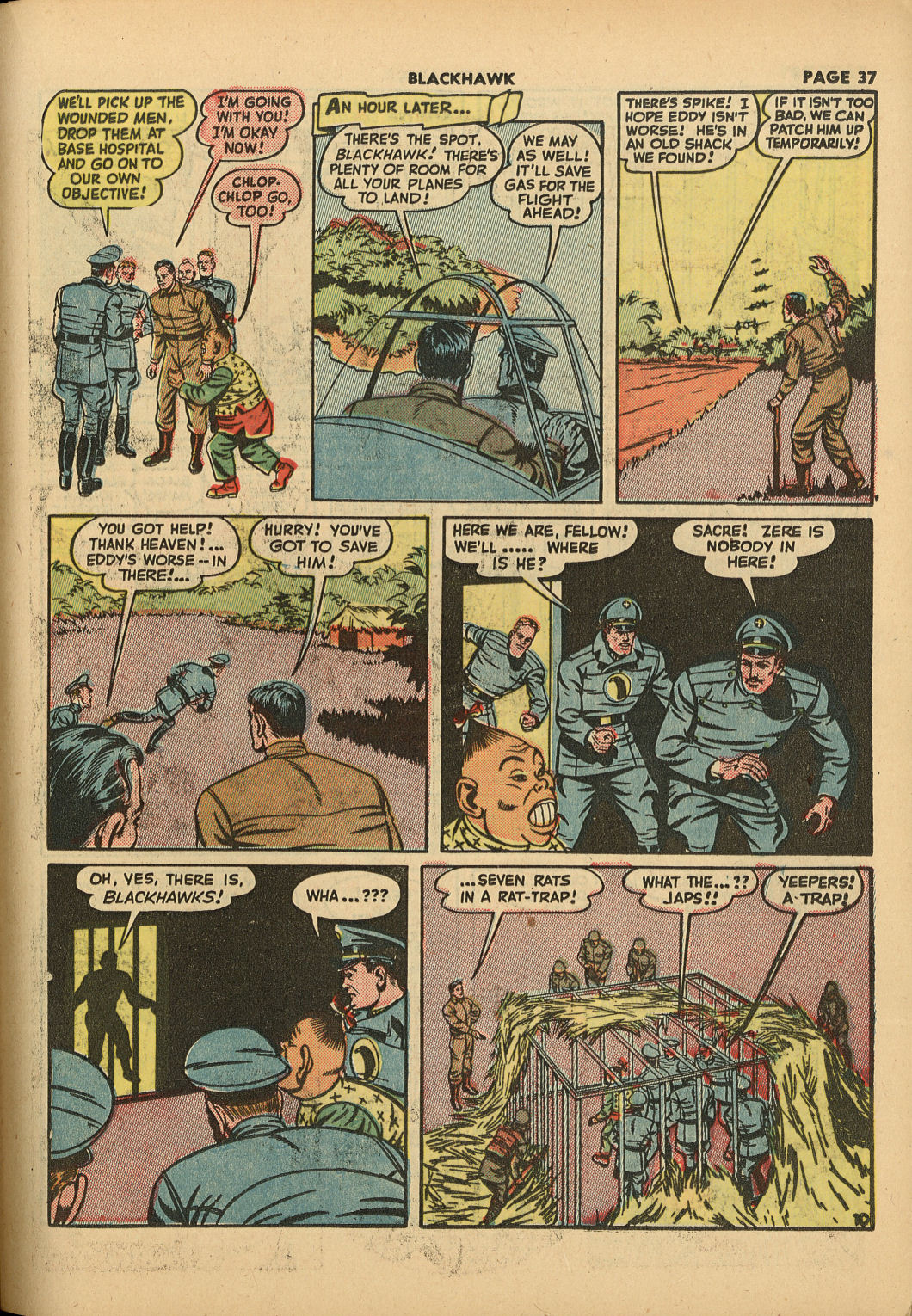 Read online Blackhawk (1957) comic -  Issue #9 - 39