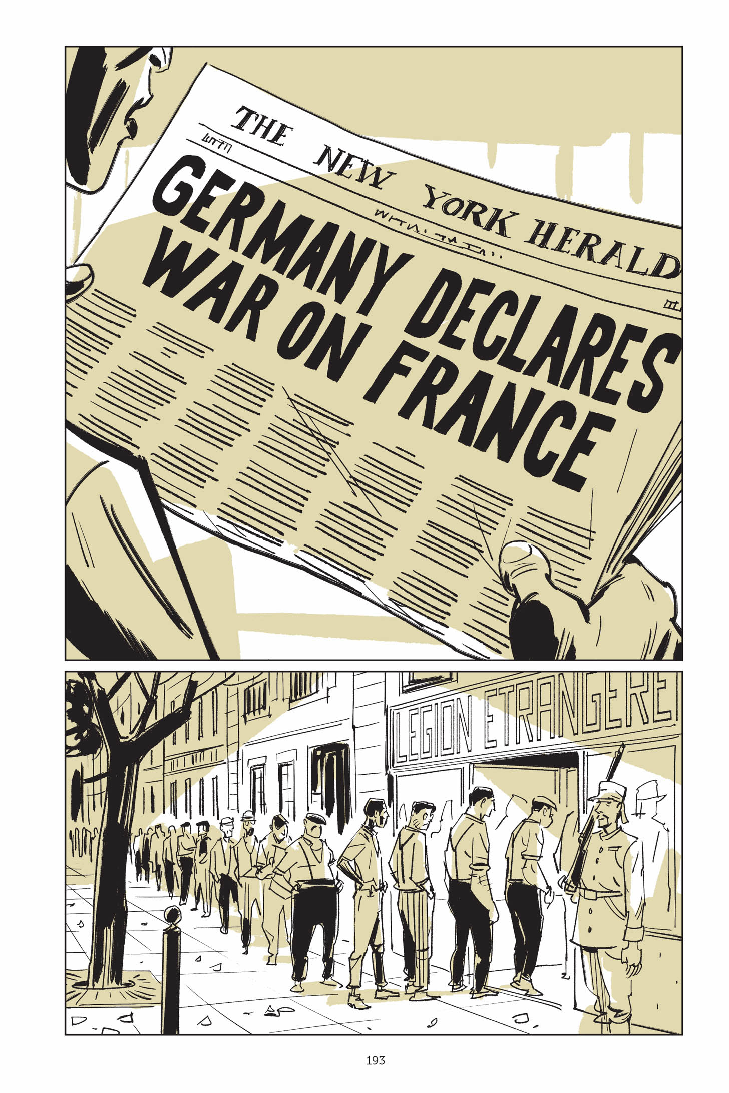 Read online Now Let Me Fly: A Portrait of Eugene Bullard comic -  Issue # TPB (Part 2) - 94