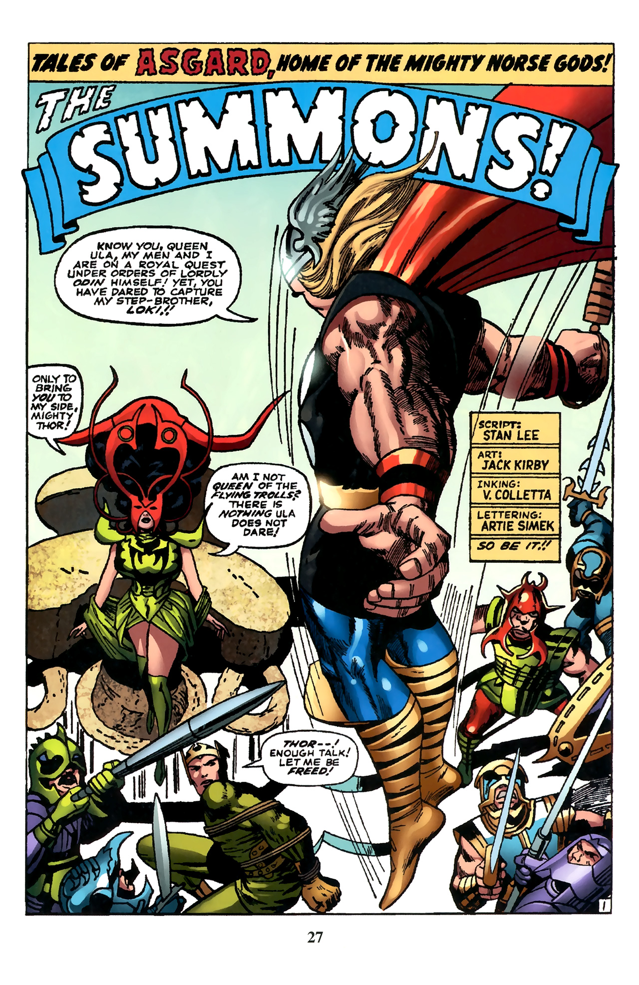 Read online Thor: Tales of Asgard by Stan Lee & Jack Kirby comic -  Issue #4 - 29