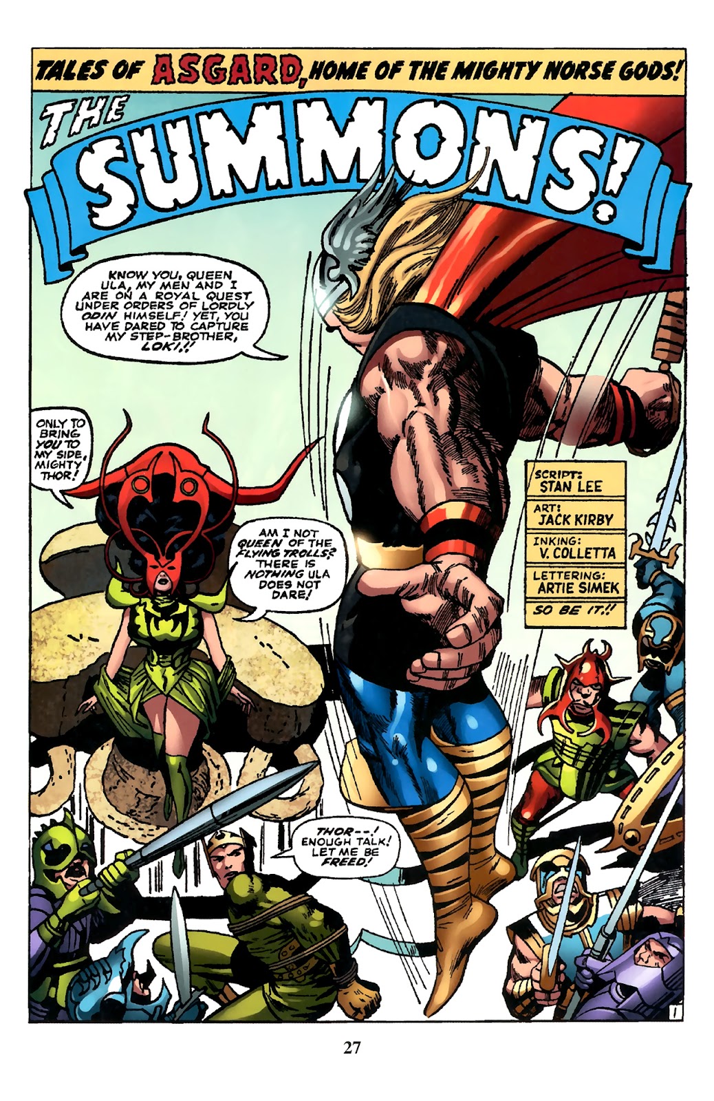 Thor: Tales of Asgard by Stan Lee & Jack Kirby issue 4 - Page 29