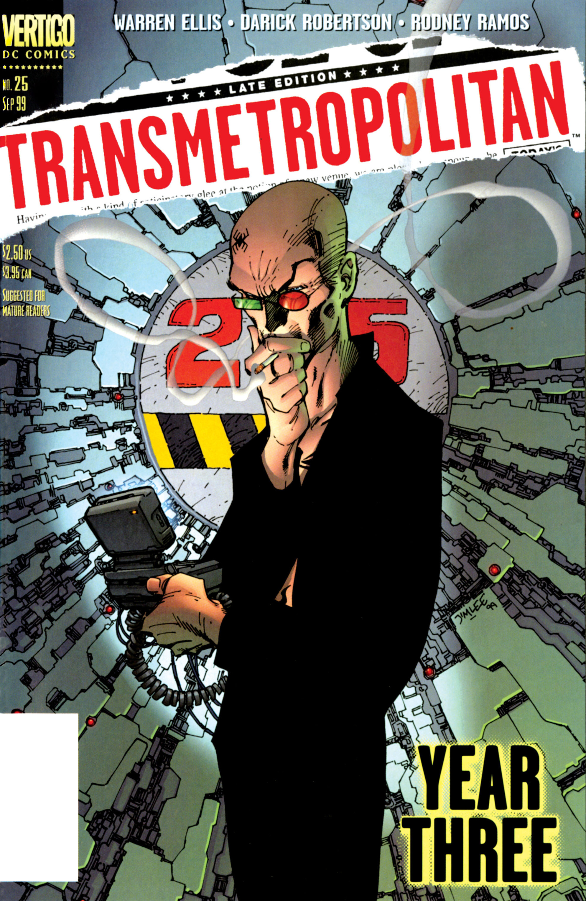 Read online Transmetropolitan comic -  Issue #25 - 1