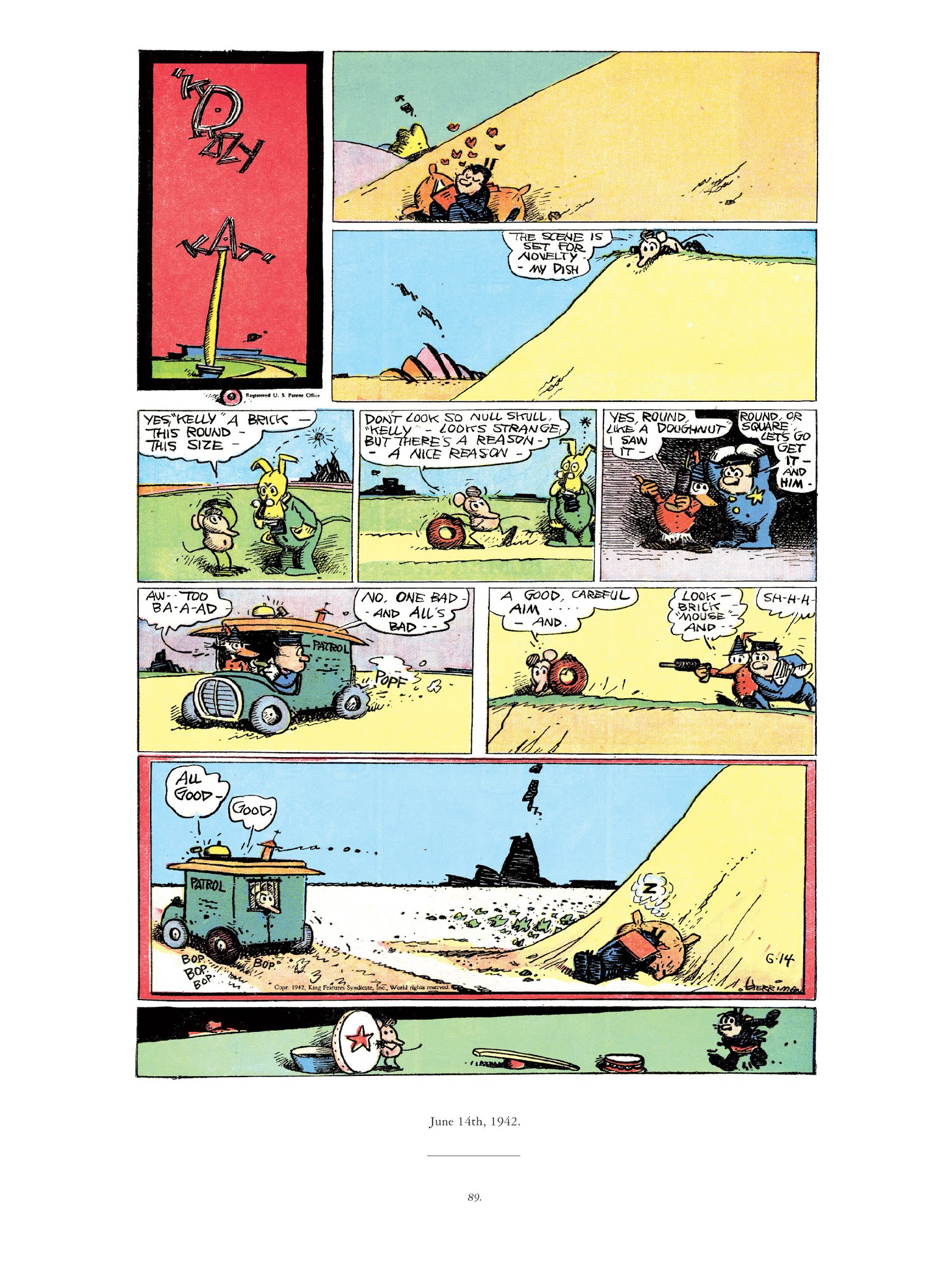 Read online Krazy & Ignatz comic -  Issue # TPB 12 - 88