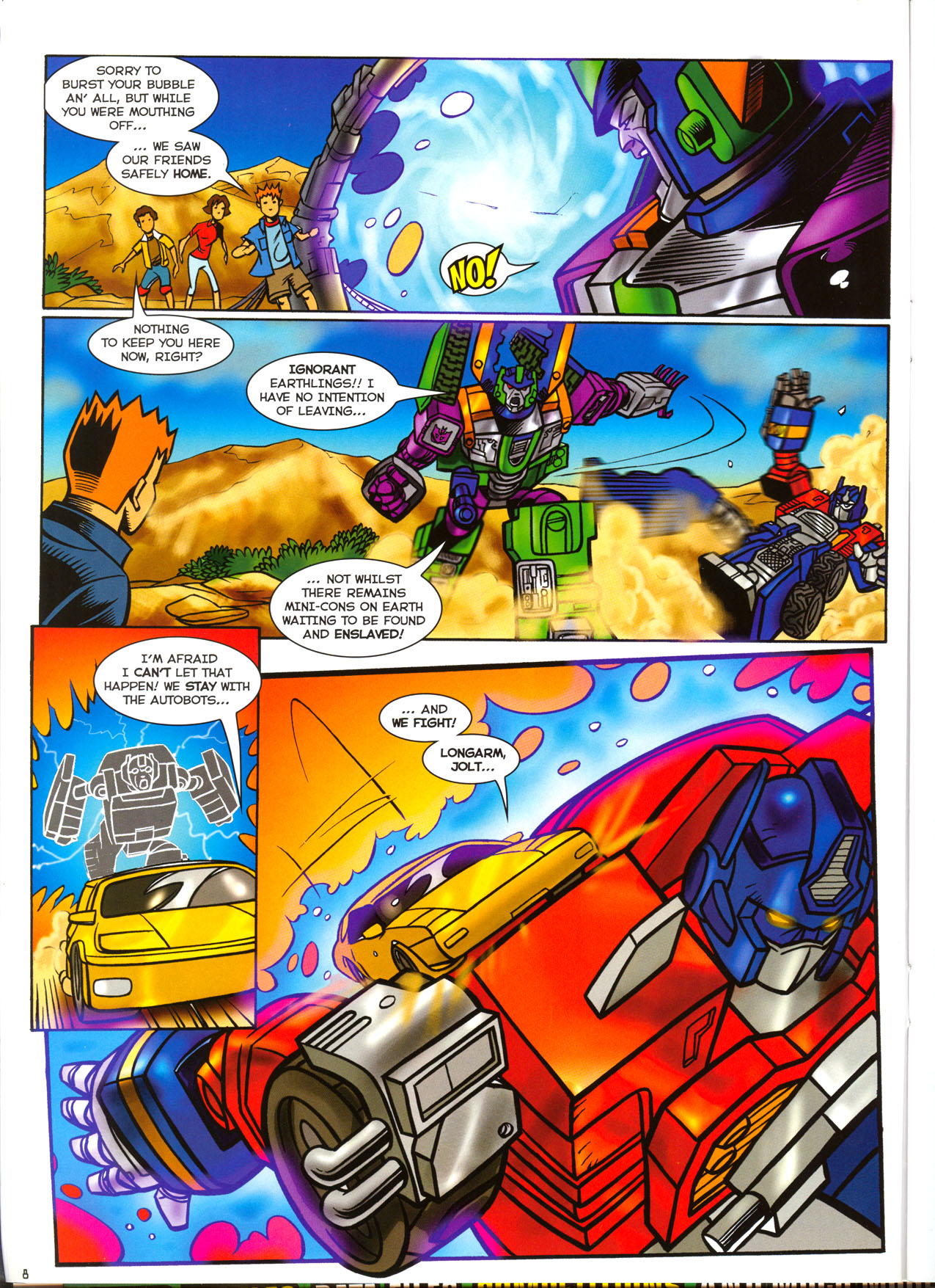 Read online Transformers: Armada (2003) comic -  Issue #4 - 7