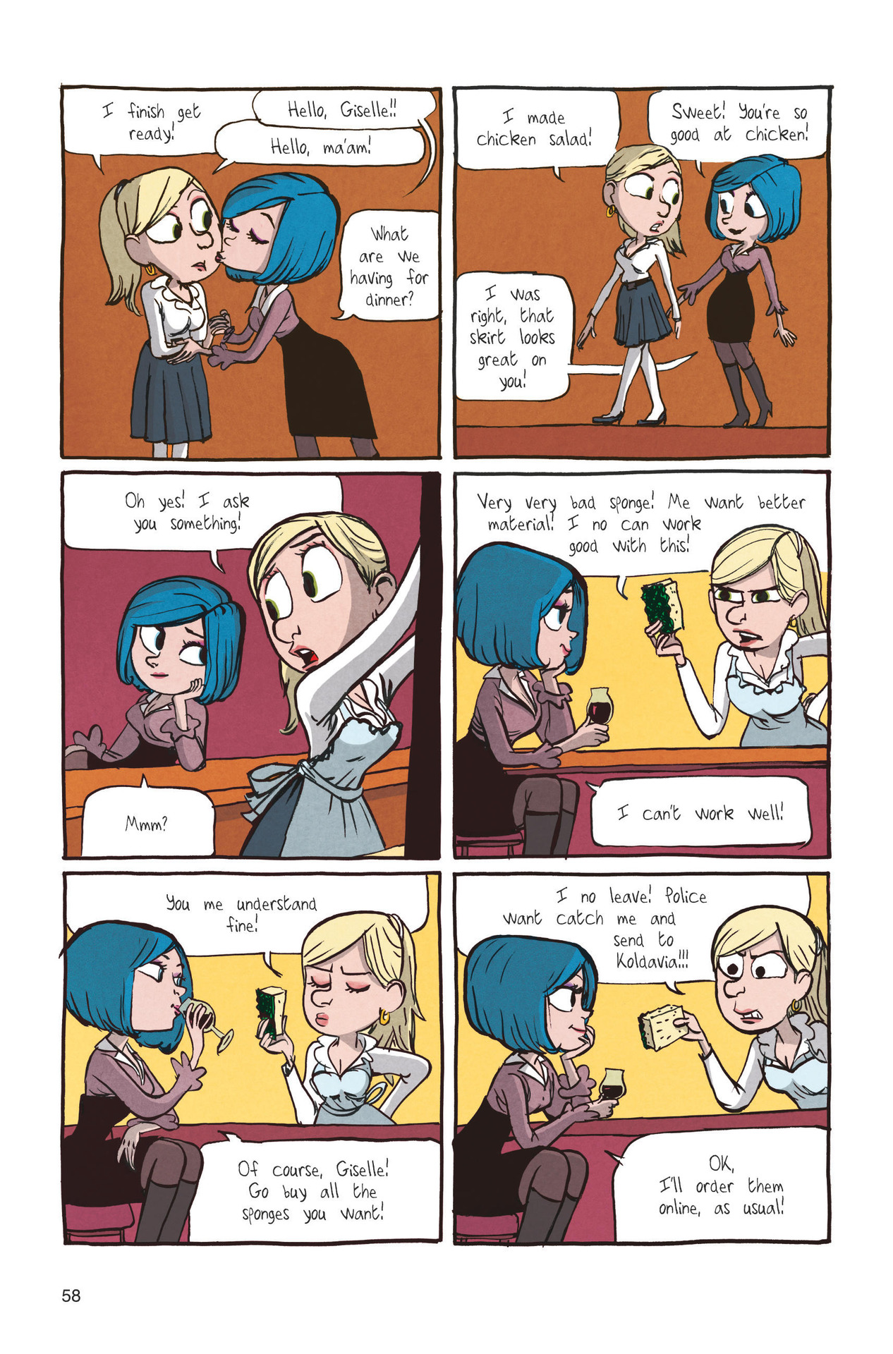 Read online Giselle & Beatrice comic -  Issue # TPB - 58