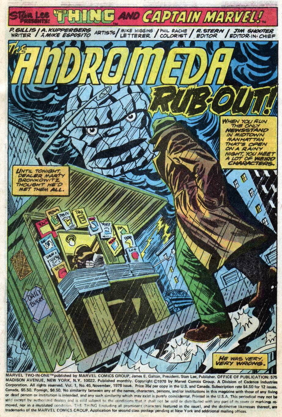 Marvel Two-In-One (1974) issue 45 - Page 2