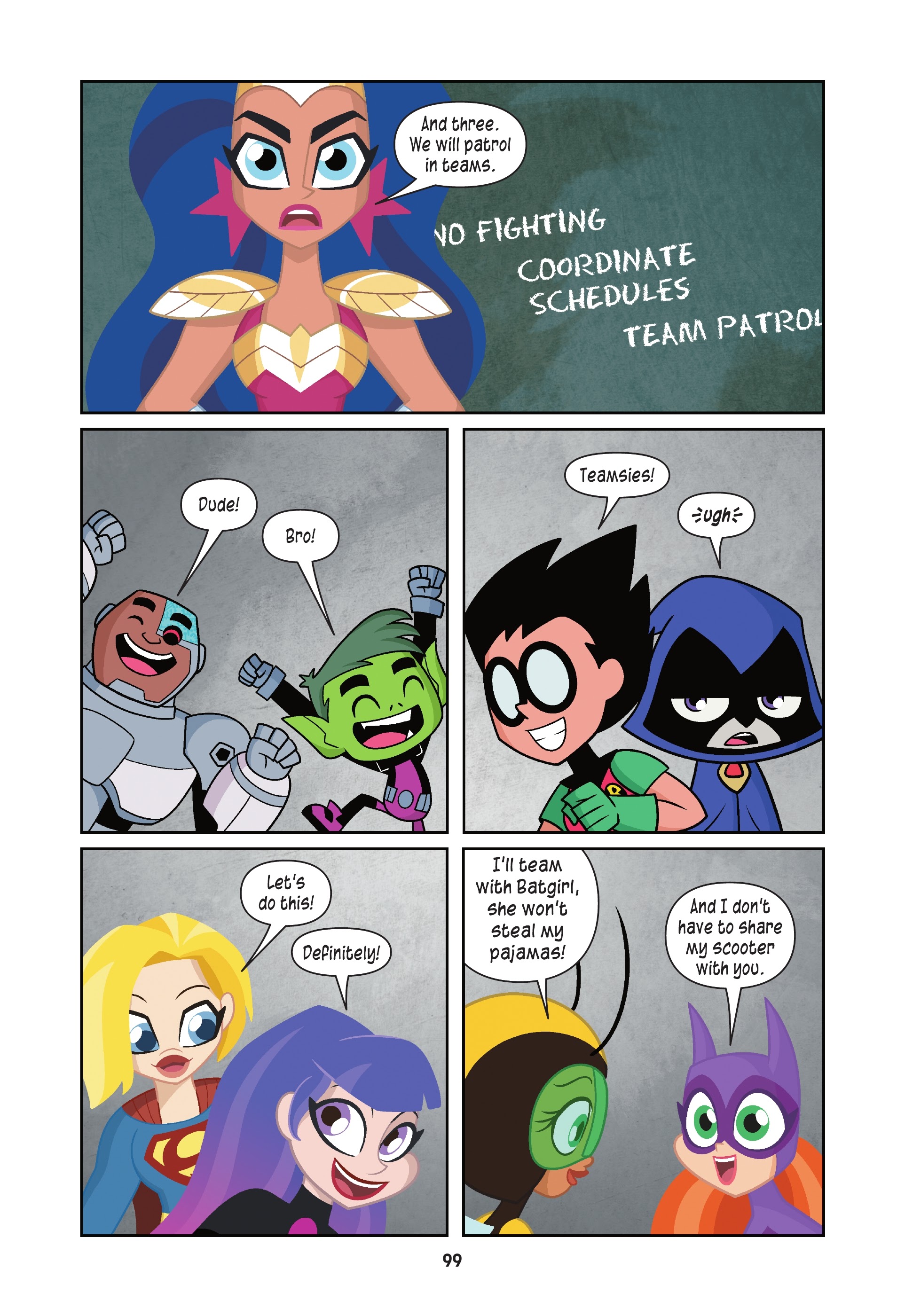 Read online Teen Titans Go!/DC Super Hero Girls: Exchange Students comic -  Issue # TPB (Part 1) - 97