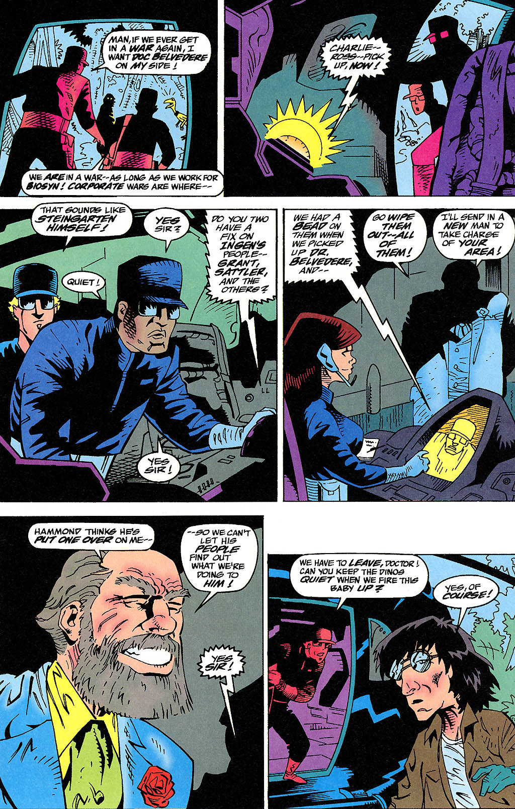 Read online Jurassic Park: Raptors Hijack comic -  Issue #2 - 17