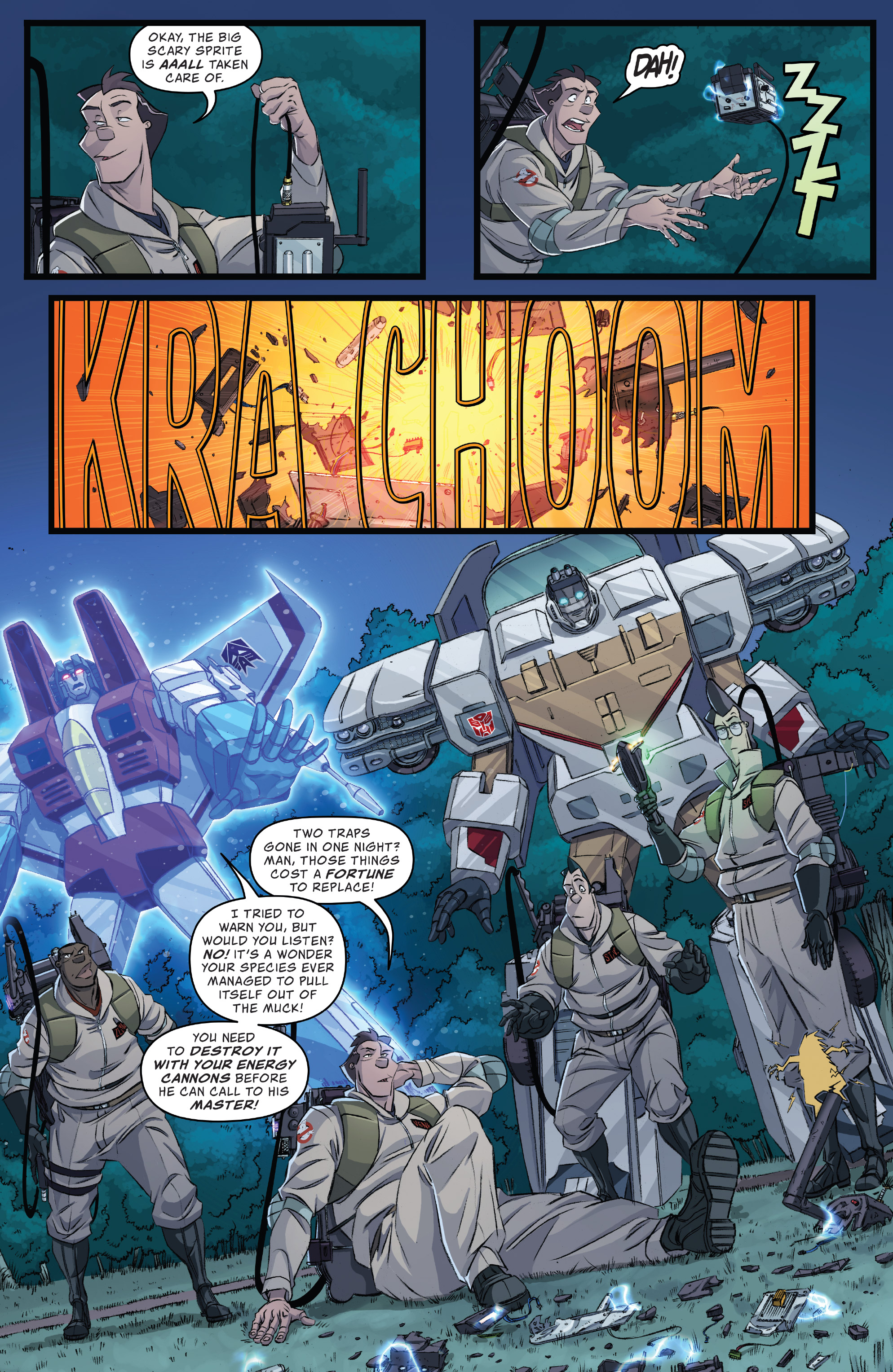 Read online Transformers/Ghostbusters comic -  Issue #2 - 20