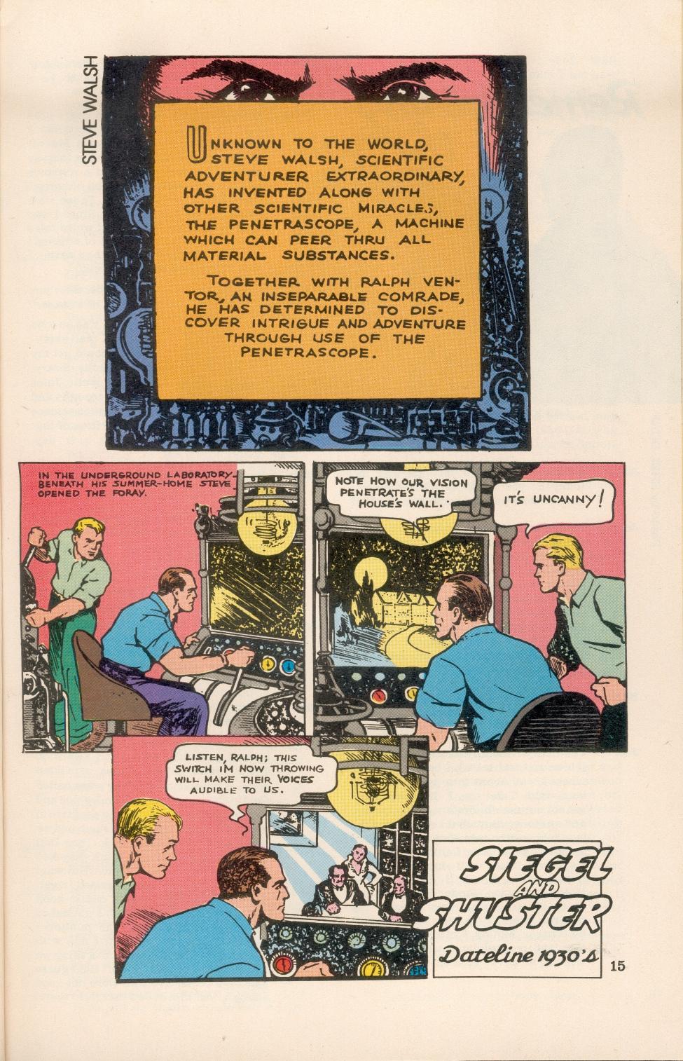 Read online Siegel and Shuster: Dateline 1930's comic -  Issue #1 - 17