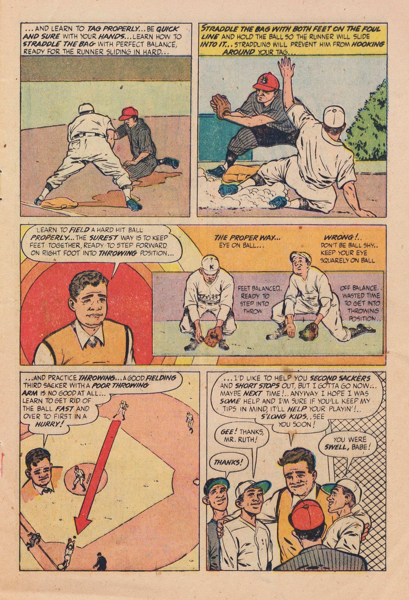 Read online Babe Ruth Sports Comics comic -  Issue #3 - 13