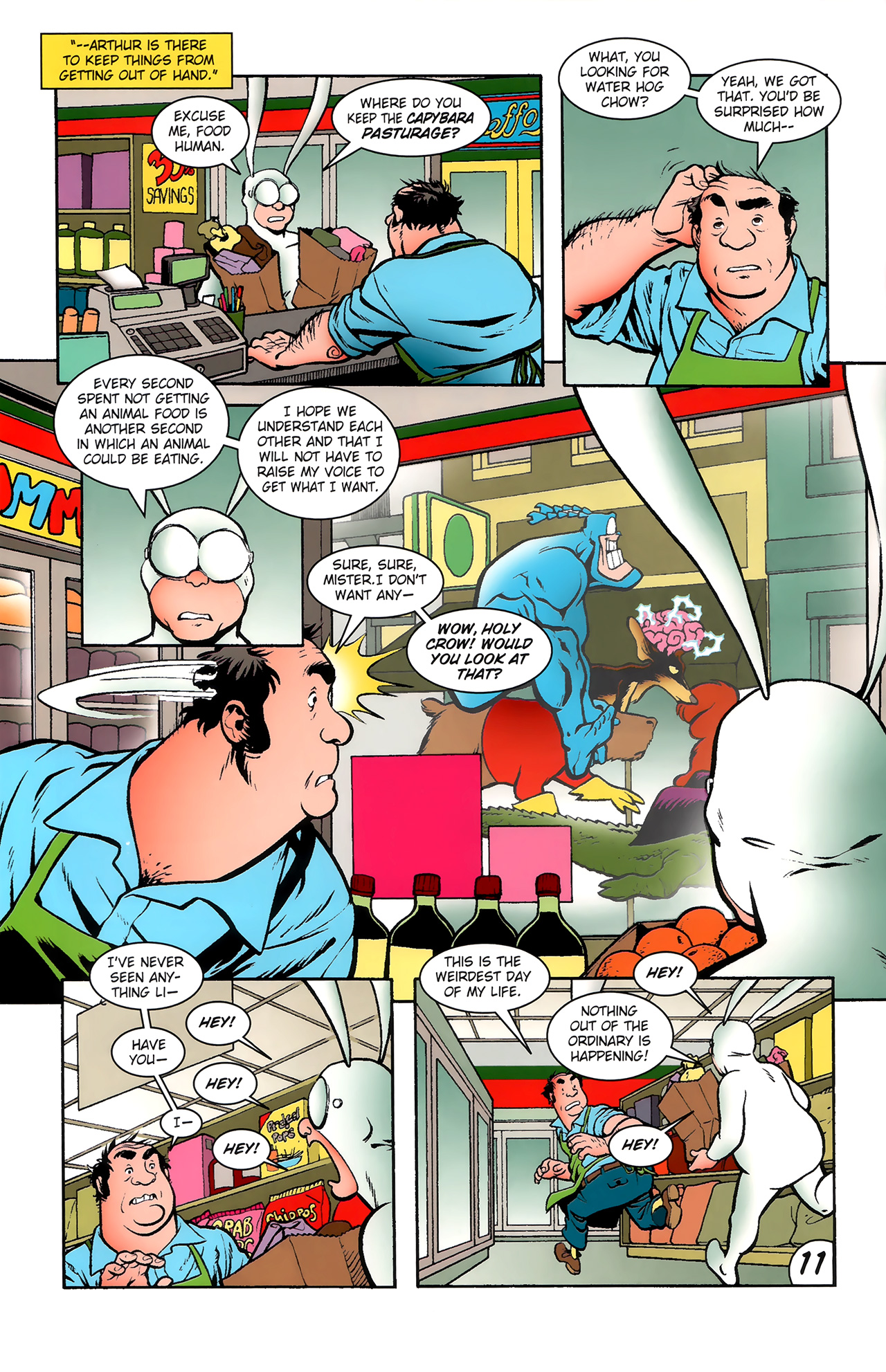 Read online The Tick New Series comic -  Issue #8 - 12