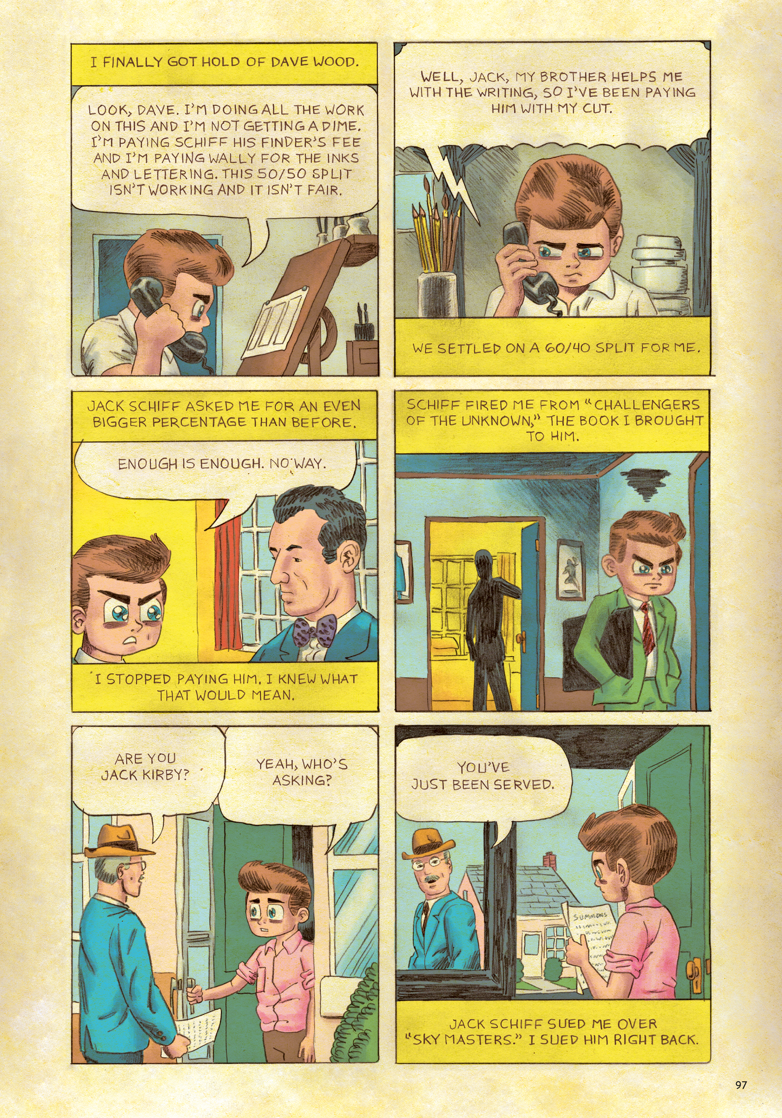 Read online Jack Kirby: The Epic Life of the King of Comics comic -  Issue # TPB (Part 2) - 5