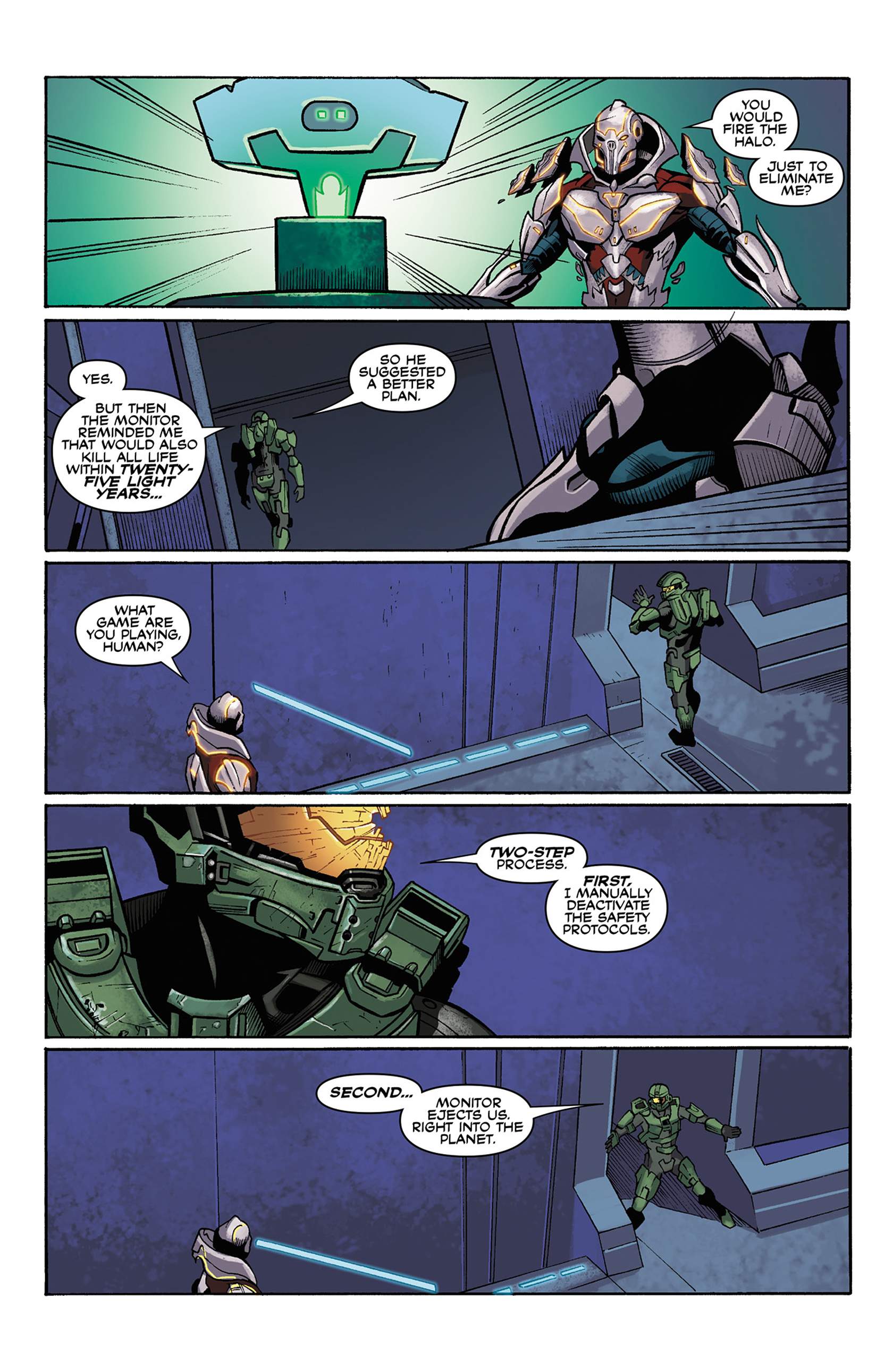Read online Halo: Escalation comic -  Issue #10 - 16