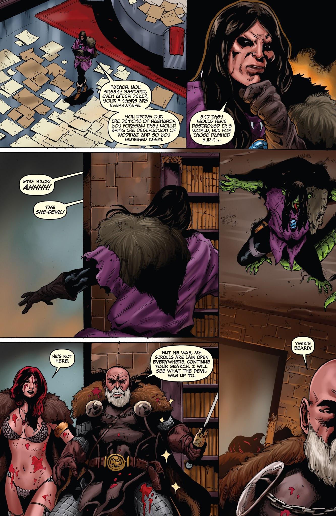 Read online Red Sonja: Revenge of the Gods comic -  Issue #3 - 16