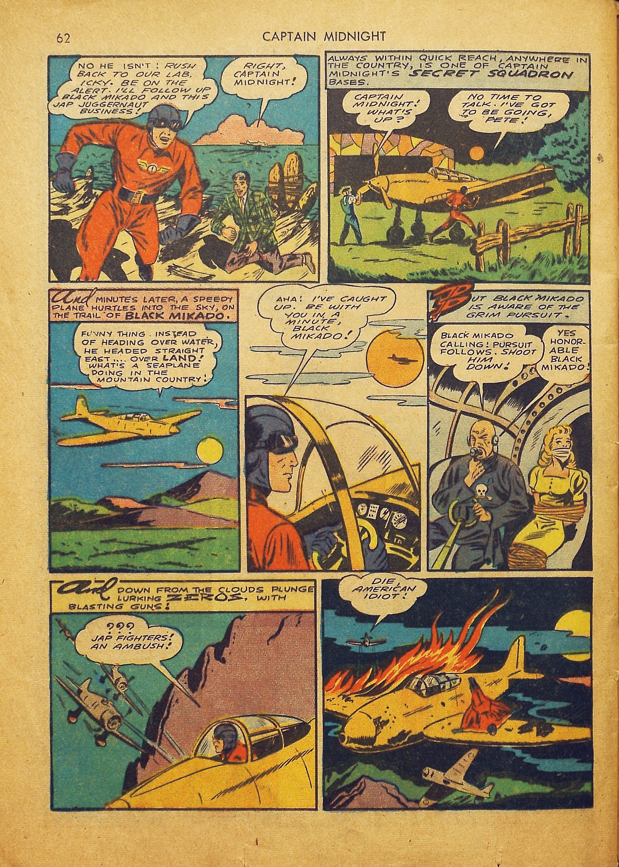 Read online Captain Midnight (1942) comic -  Issue #2 - 61