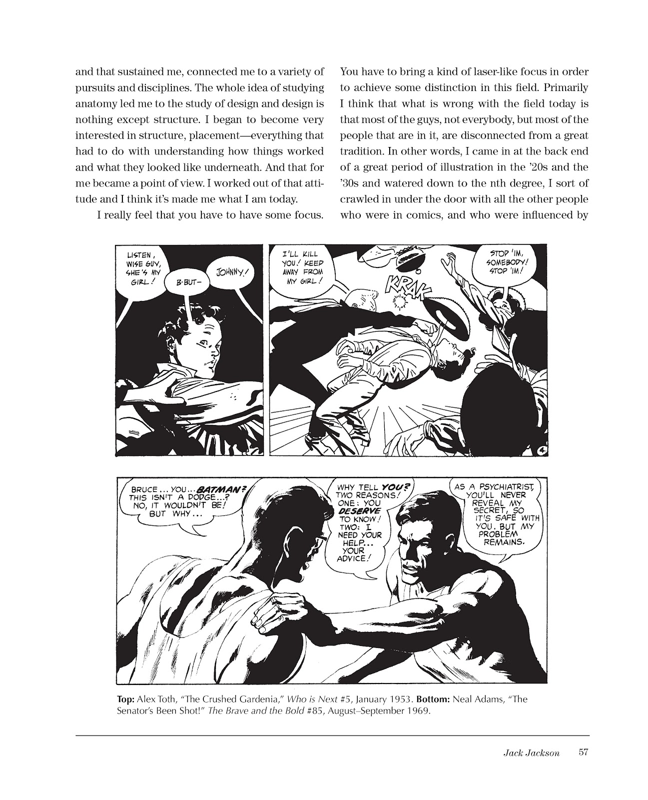 Sparring With Gil Kane: Colloquies On Comic Art and Aesthetics issue TPB (Part 1) - Page 57