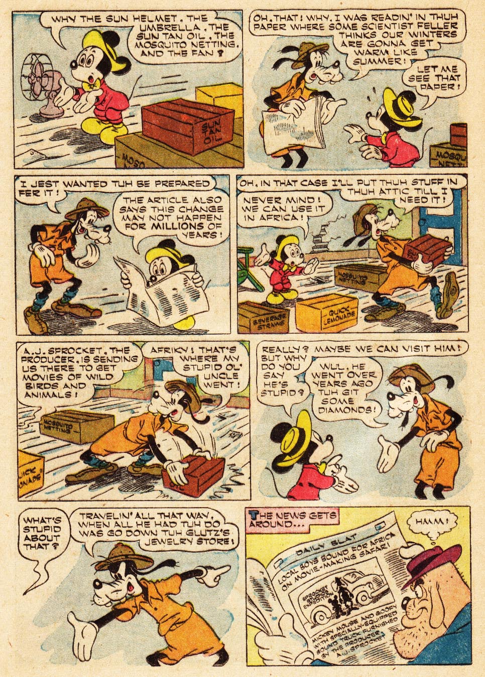 Read online Walt Disney's Comics and Stories comic -  Issue #158 - 44