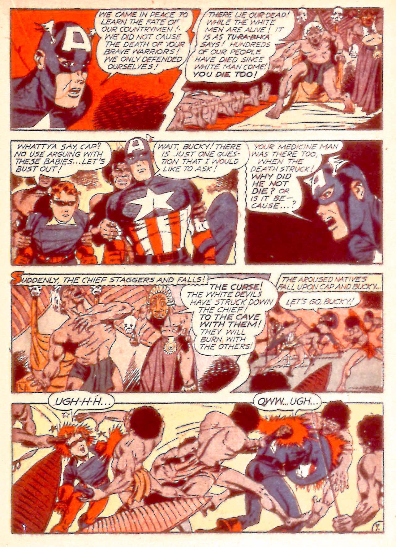 Read online Captain America Comics comic -  Issue #30 - 37