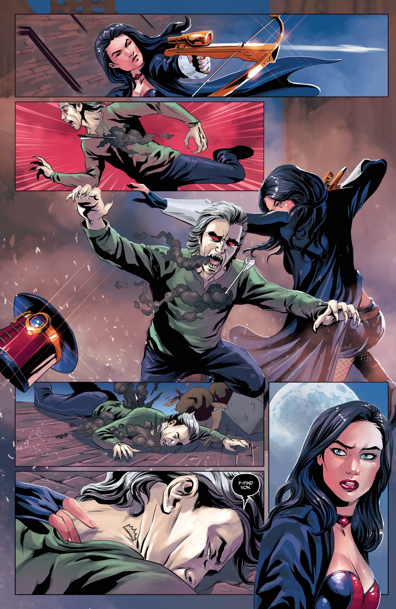 Read online Van Helsing vs. Robyn Hood comic -  Issue #1 - 7