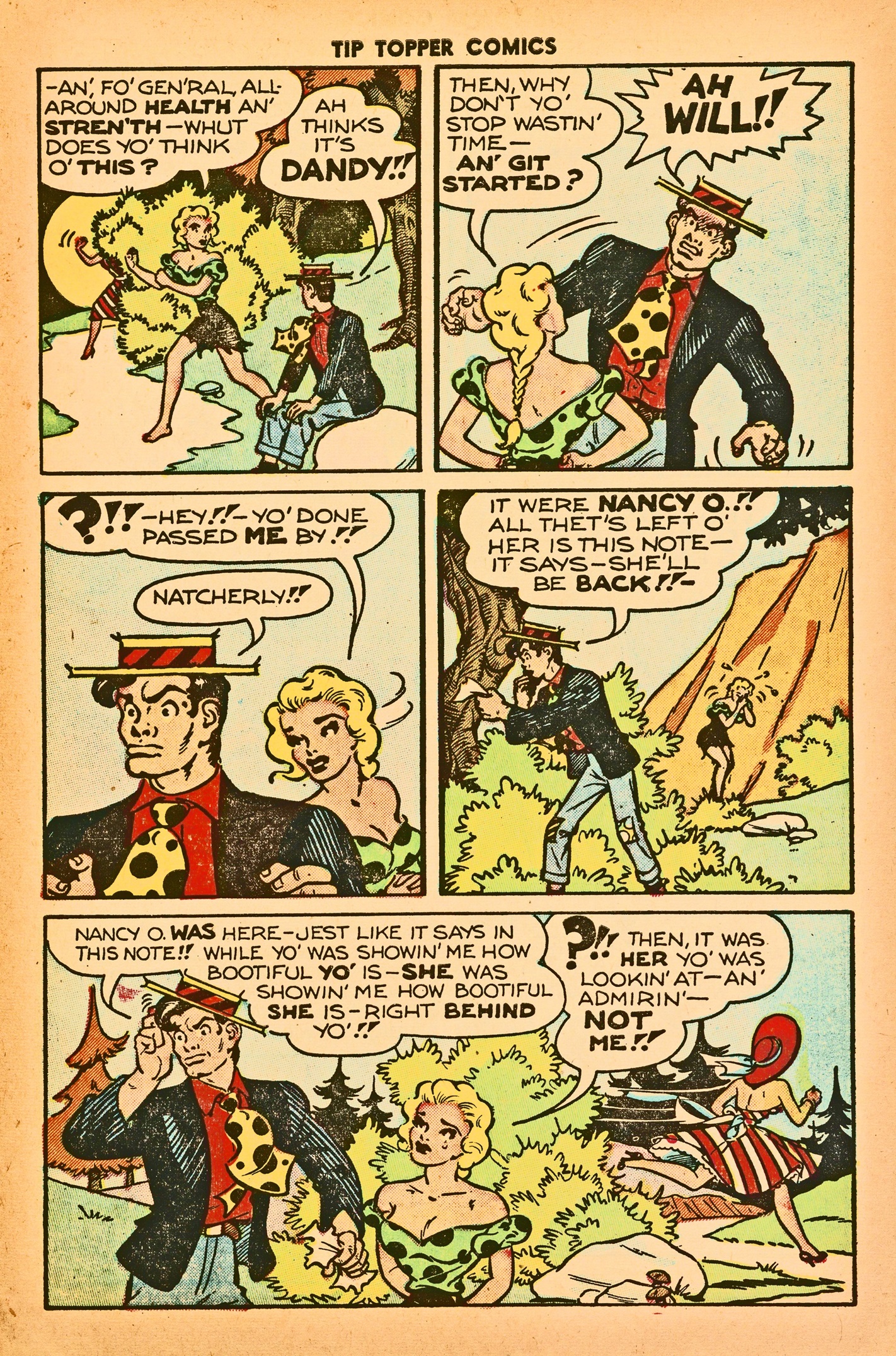 Read online Tip Topper Comics comic -  Issue #17 - 27