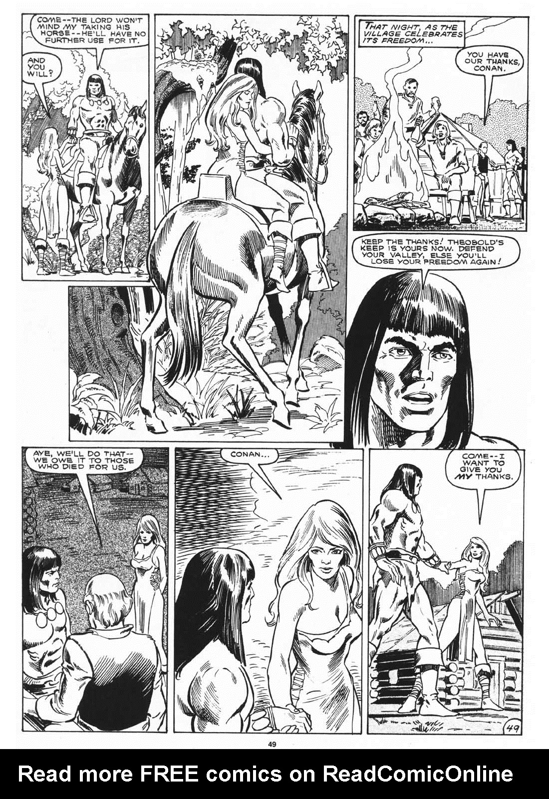 Read online The Savage Sword Of Conan comic -  Issue #171 - 51