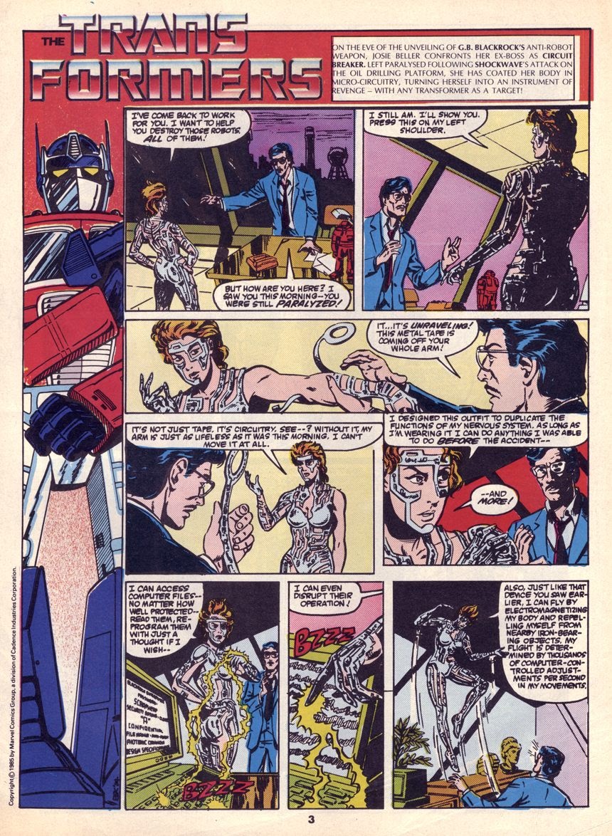 Read online The Transformers (UK) comic -  Issue #34 - 2