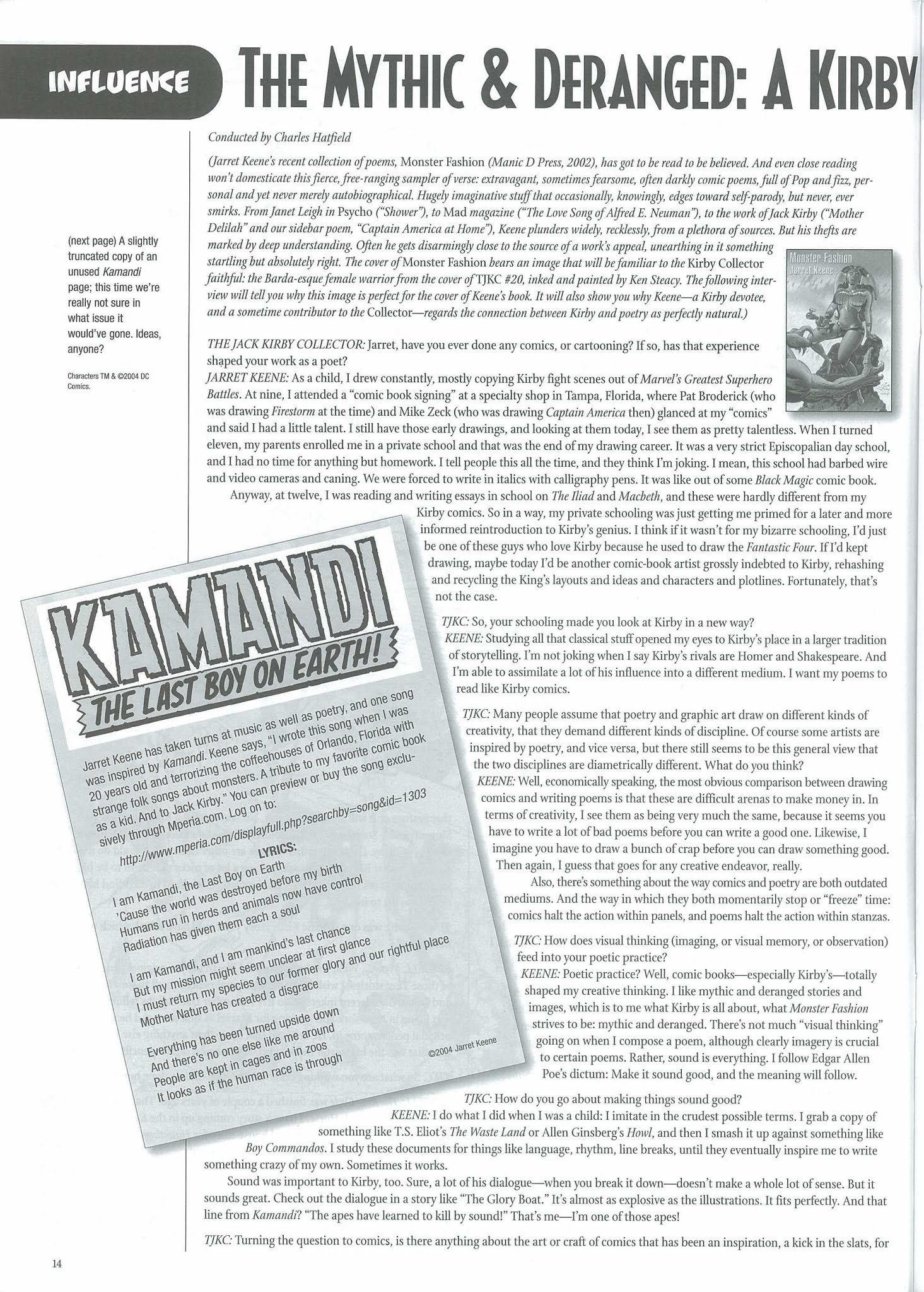 Read online The Jack Kirby Collector comic -  Issue #40 - 16