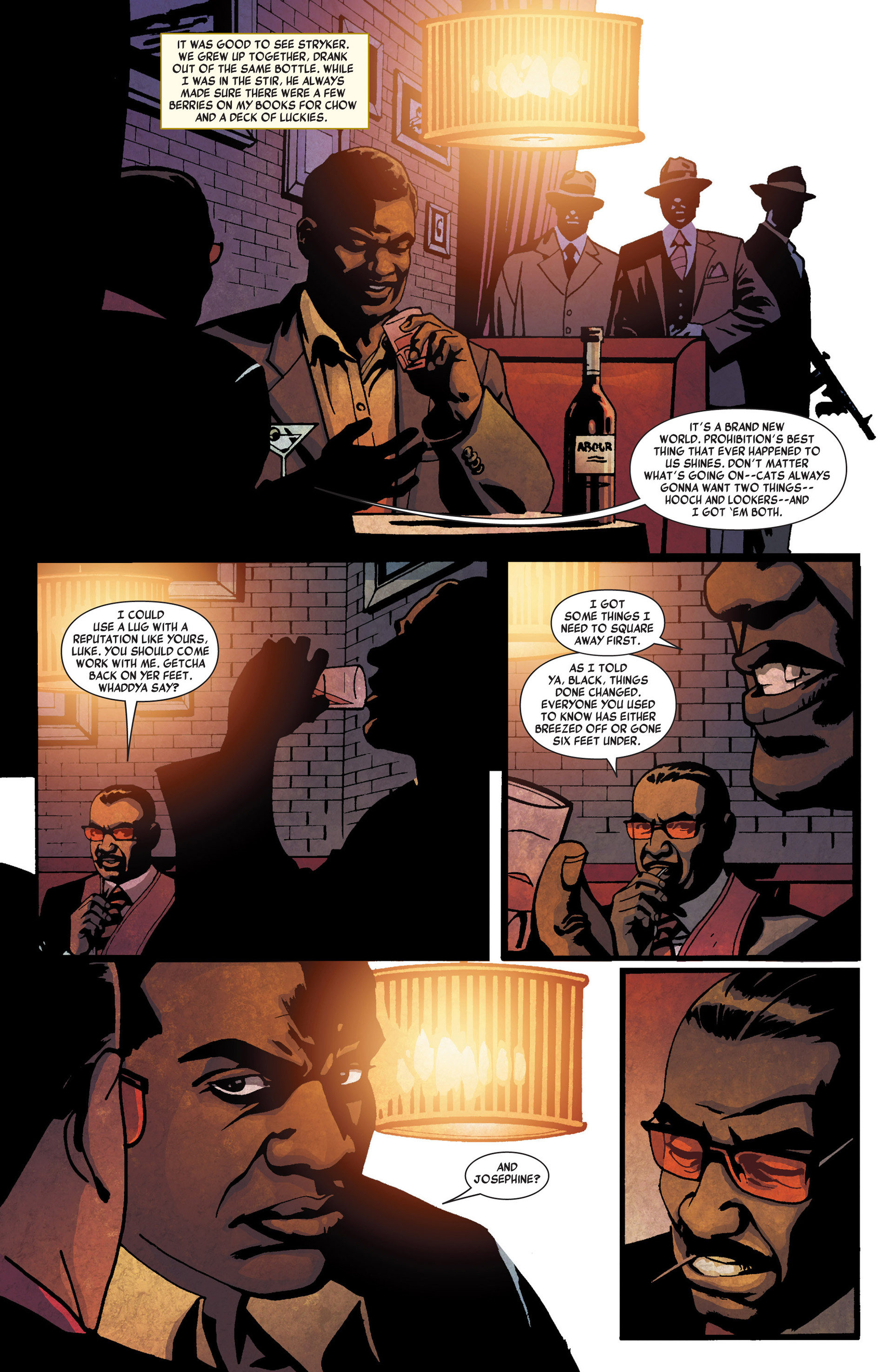 Read online Luke Cage Noir comic -  Issue #1 - 12