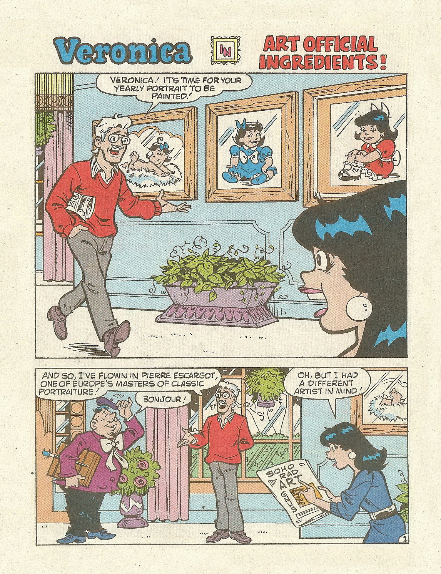 Read online Betty and Veronica Digest Magazine comic -  Issue #60 - 60