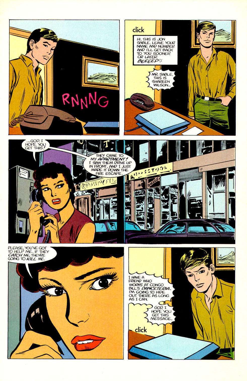 Read online Jon Sable, Freelance comic -  Issue #51 - 21