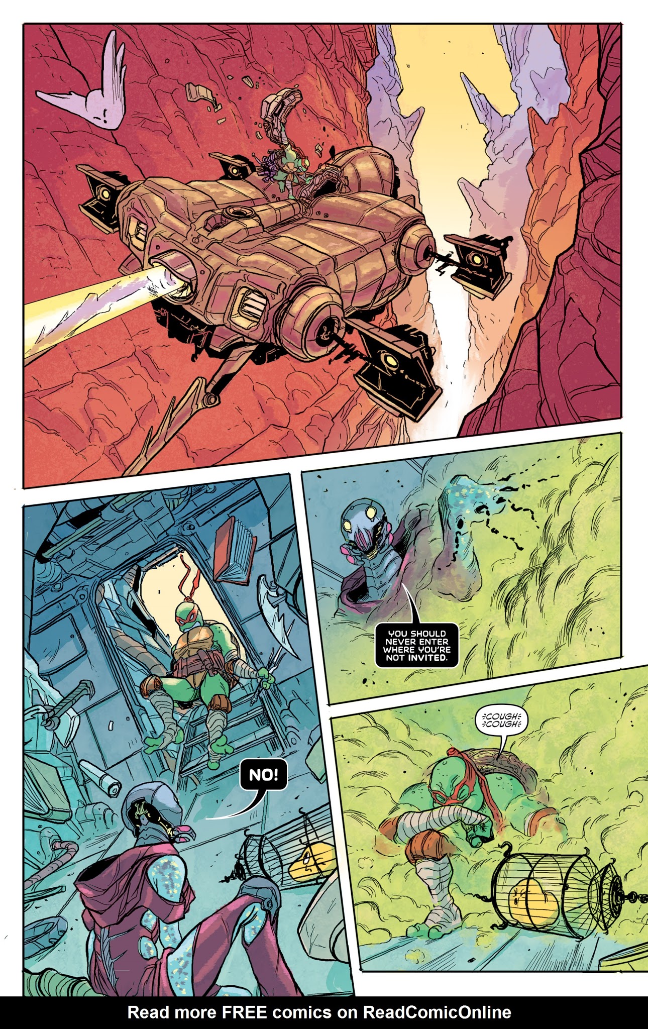 Read online Teenage Mutant Ninja Turtles: Dimension X comic -  Issue #1 - 16