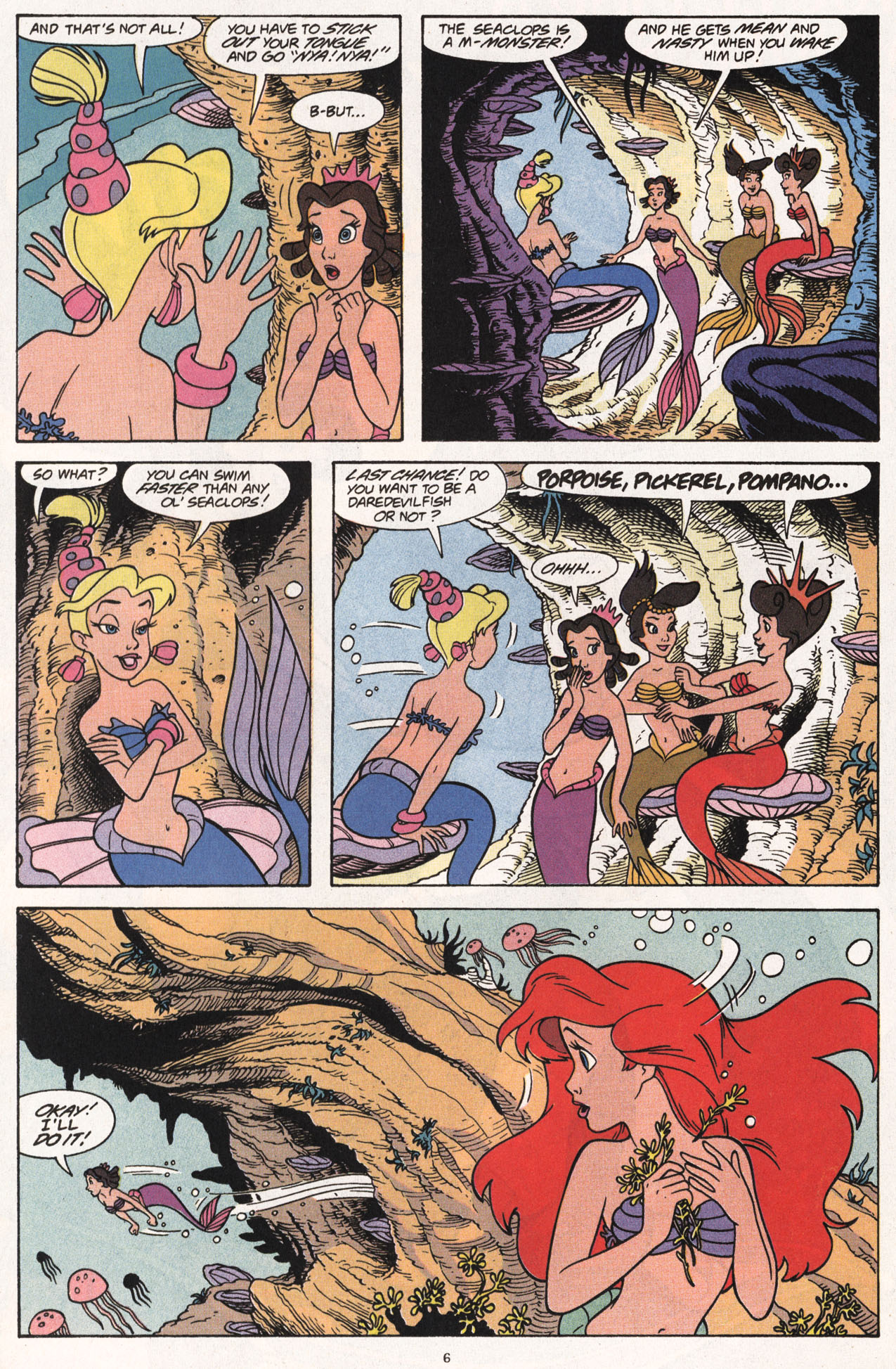 Read online Disney's The Little Mermaid comic -  Issue #3 - 8