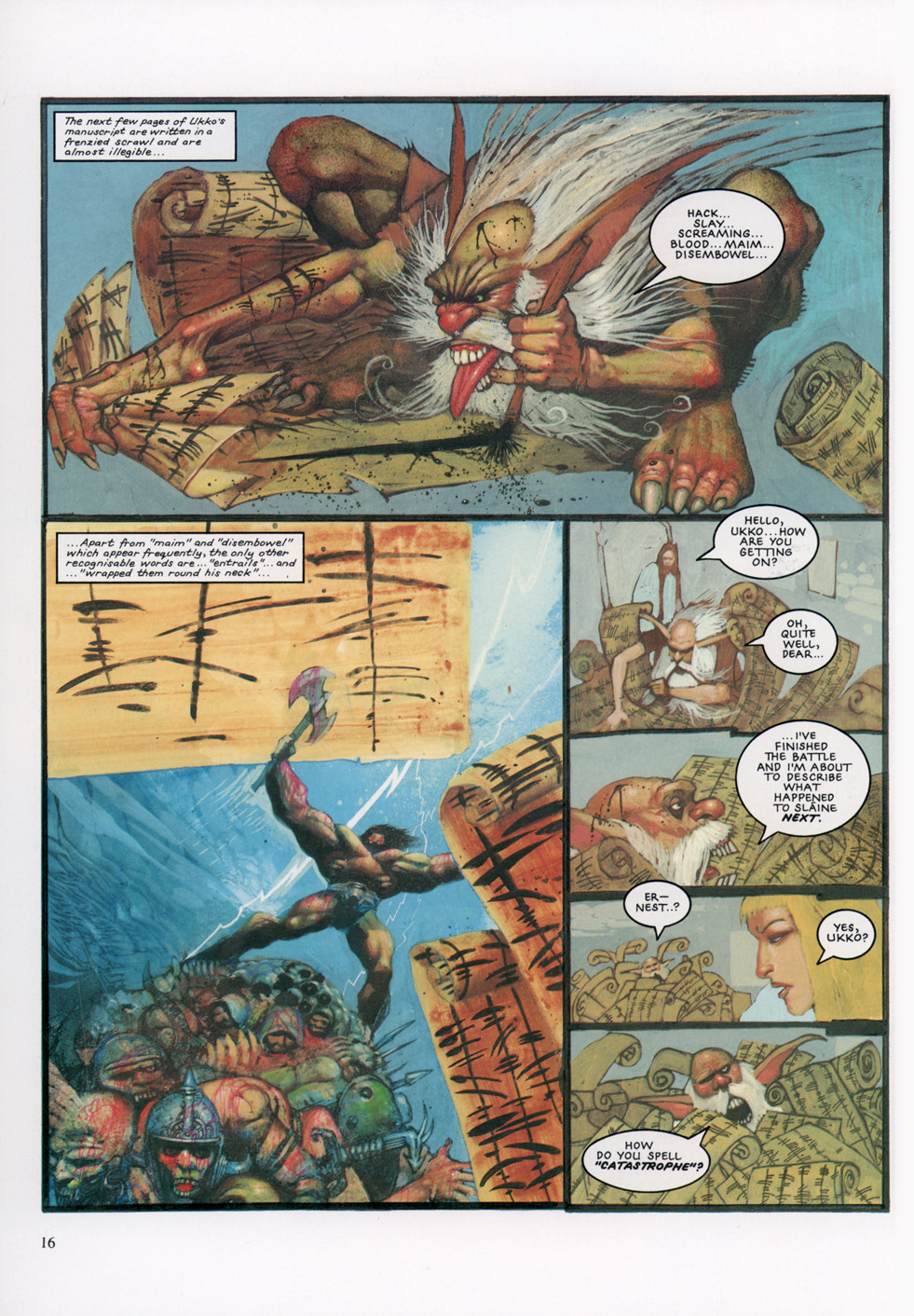 Read online Slaine: The Horned God (1993) comic -  Issue #5 - 17