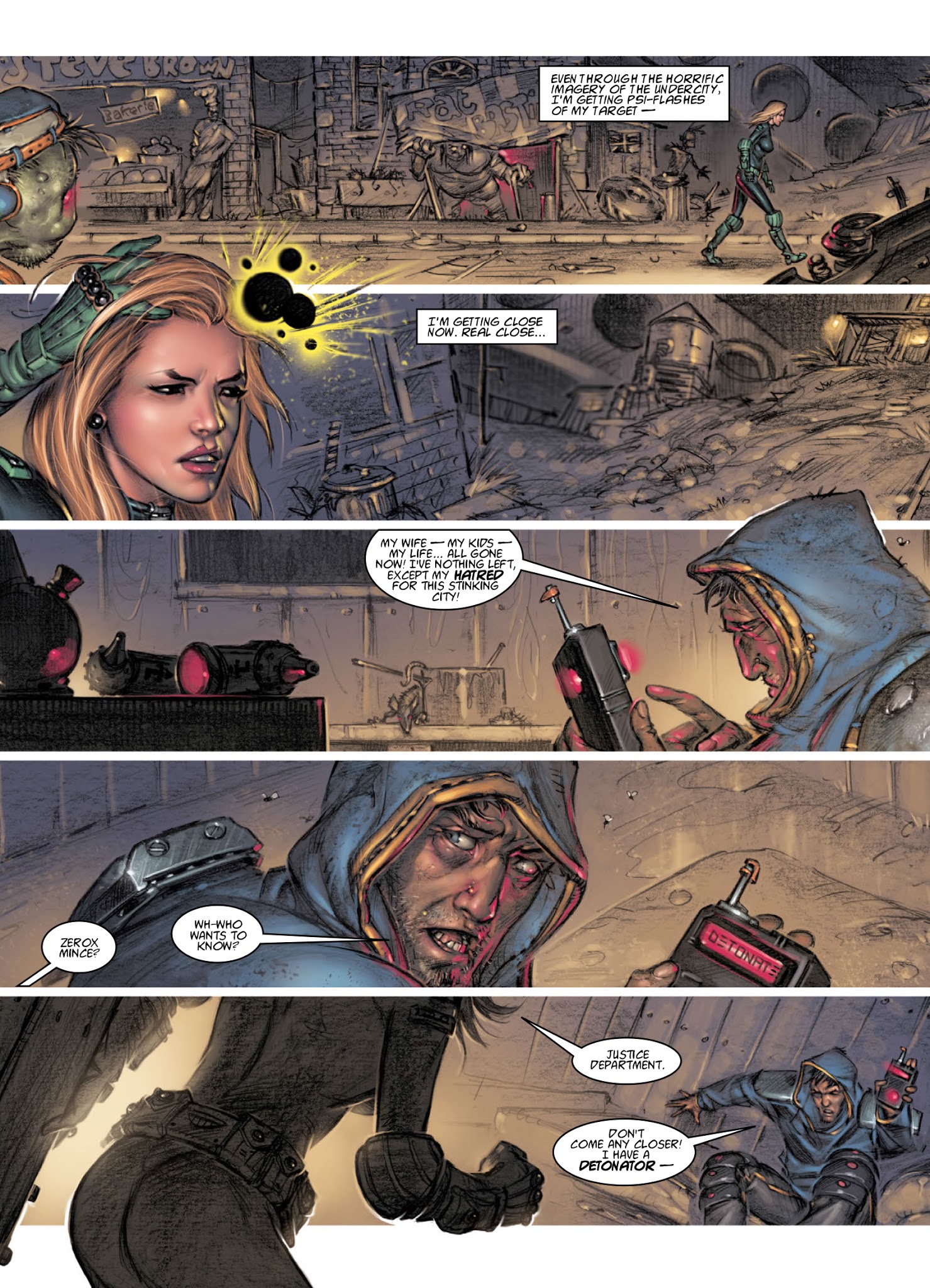 Read online Judge Anderson: The Psi Files comic -  Issue # TPB 5 - 224