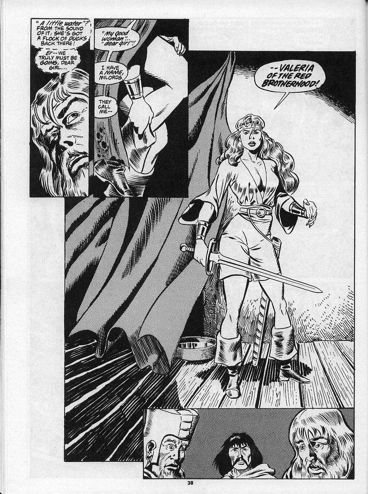 Read online The Savage Sword Of Conan comic -  Issue #201 - 40