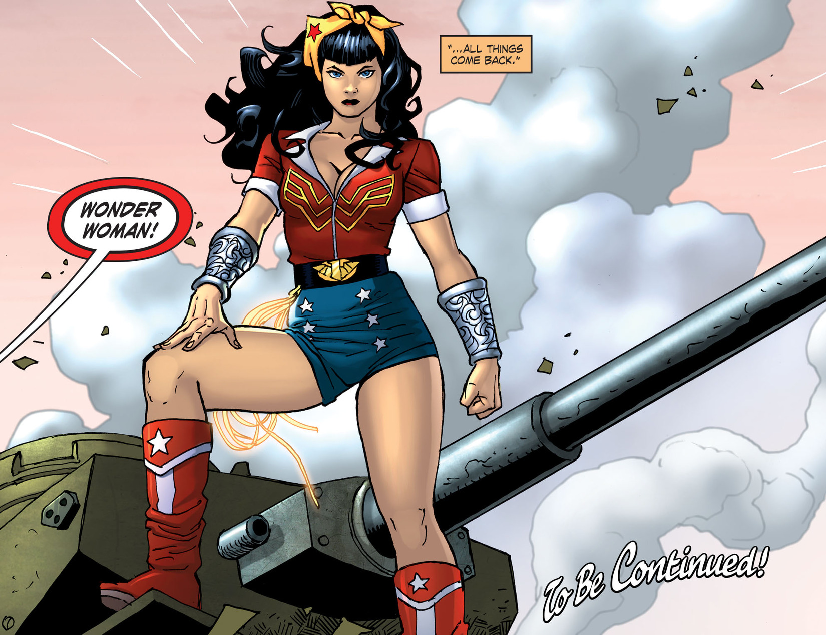 Read online DC Comics: Bombshells comic -  Issue #66 - 22