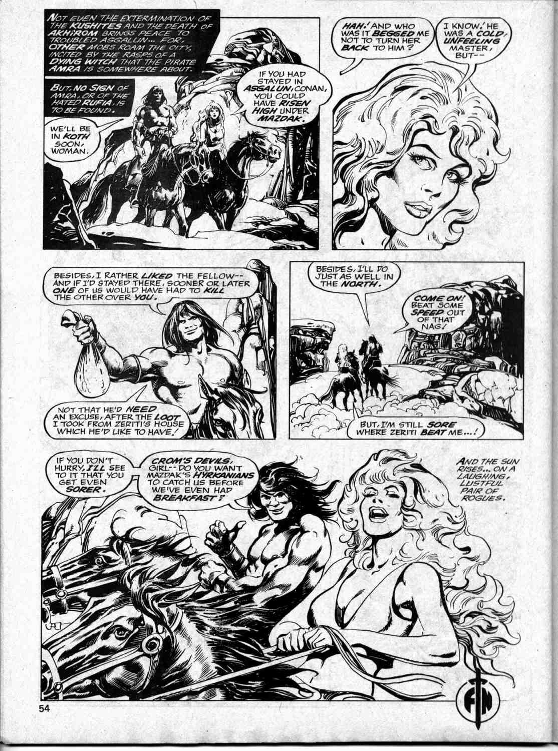 Read online The Savage Sword Of Conan comic -  Issue #36 - 54