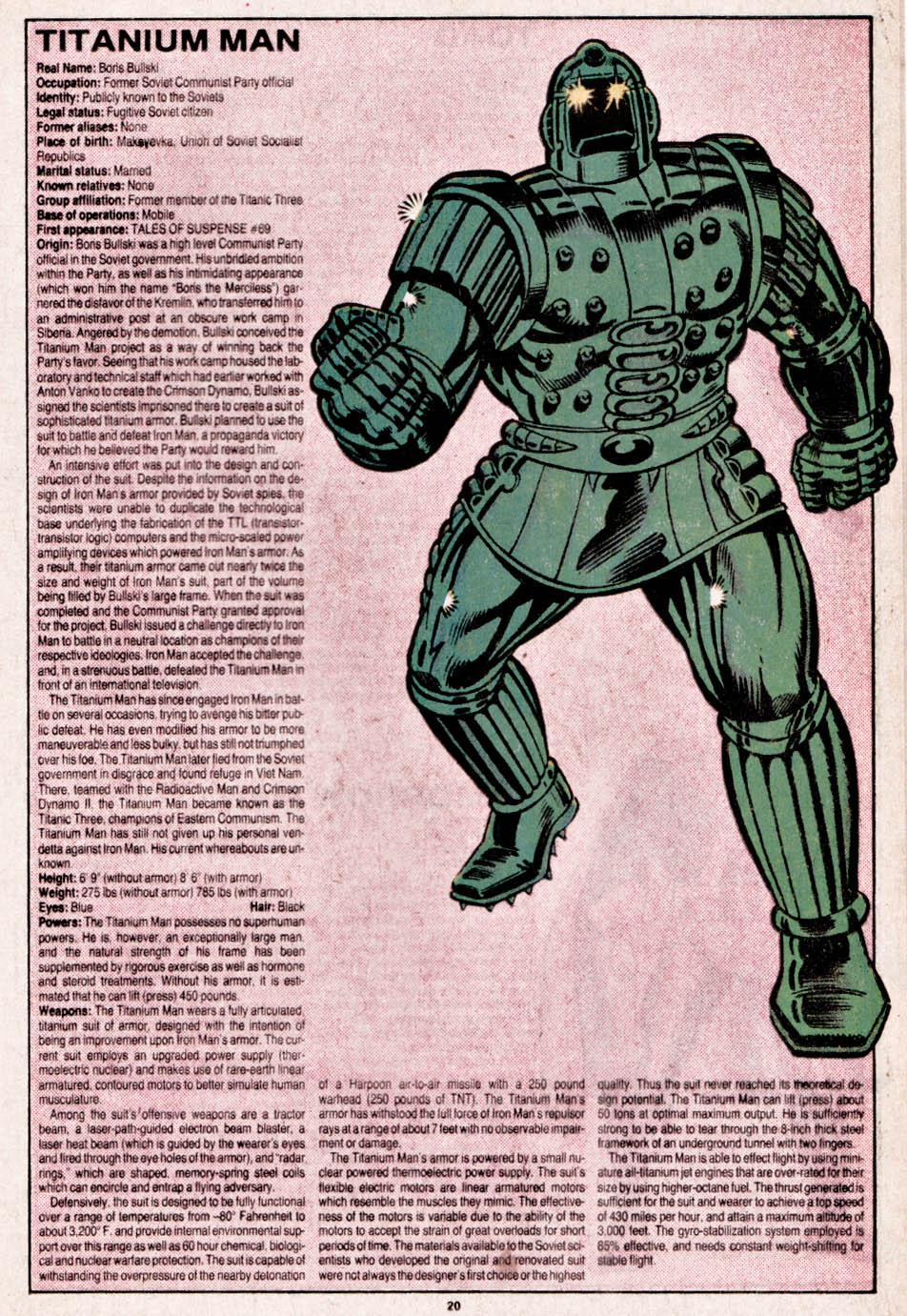 The Official Handbook of the Marvel Universe issue 11 - Page 21
