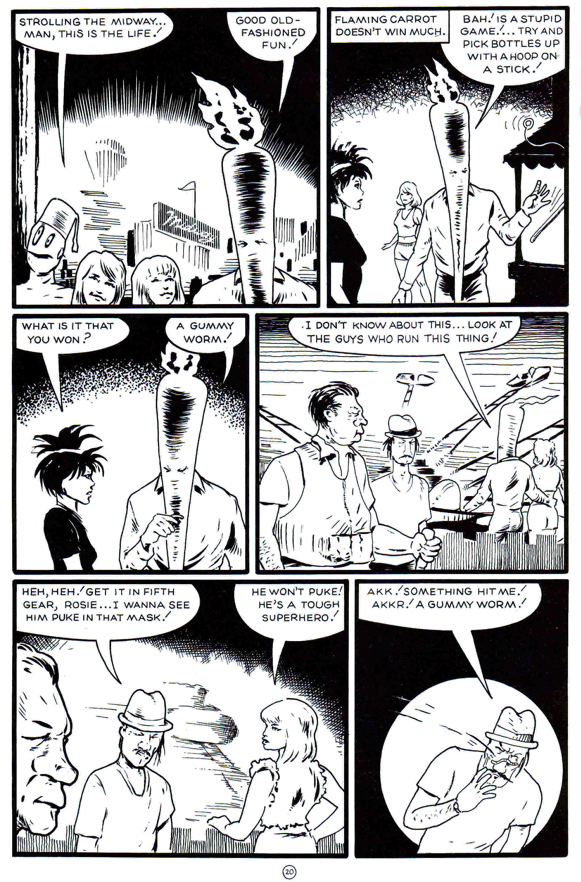 Read online Flaming Carrot Comics (1988) comic -  Issue #19 - 22