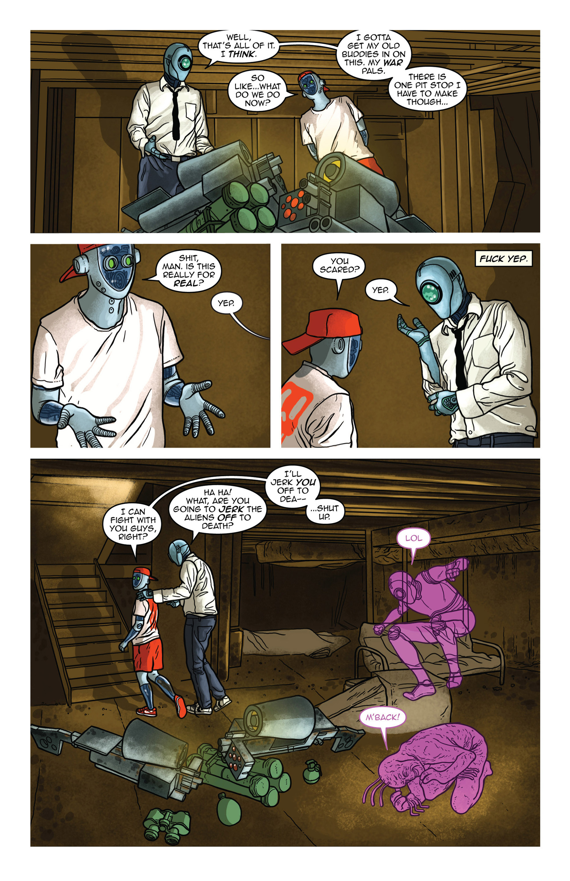 Read online D4VE comic -  Issue #3 - 7