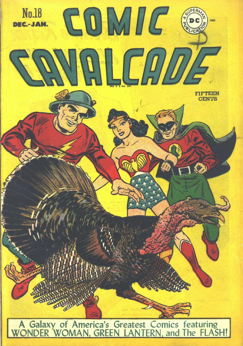 Read online Comic Cavalcade comic -  Issue #18 - 1