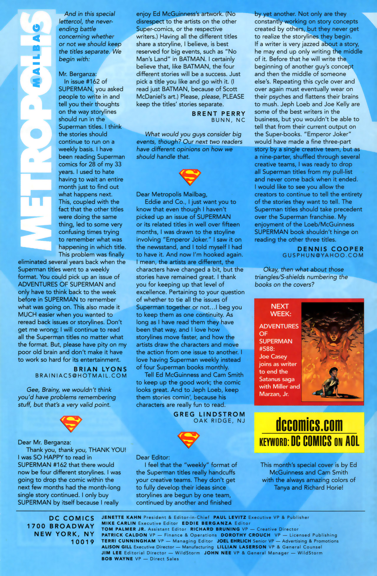 Read online Superman (1987) comic -  Issue #166 - 23