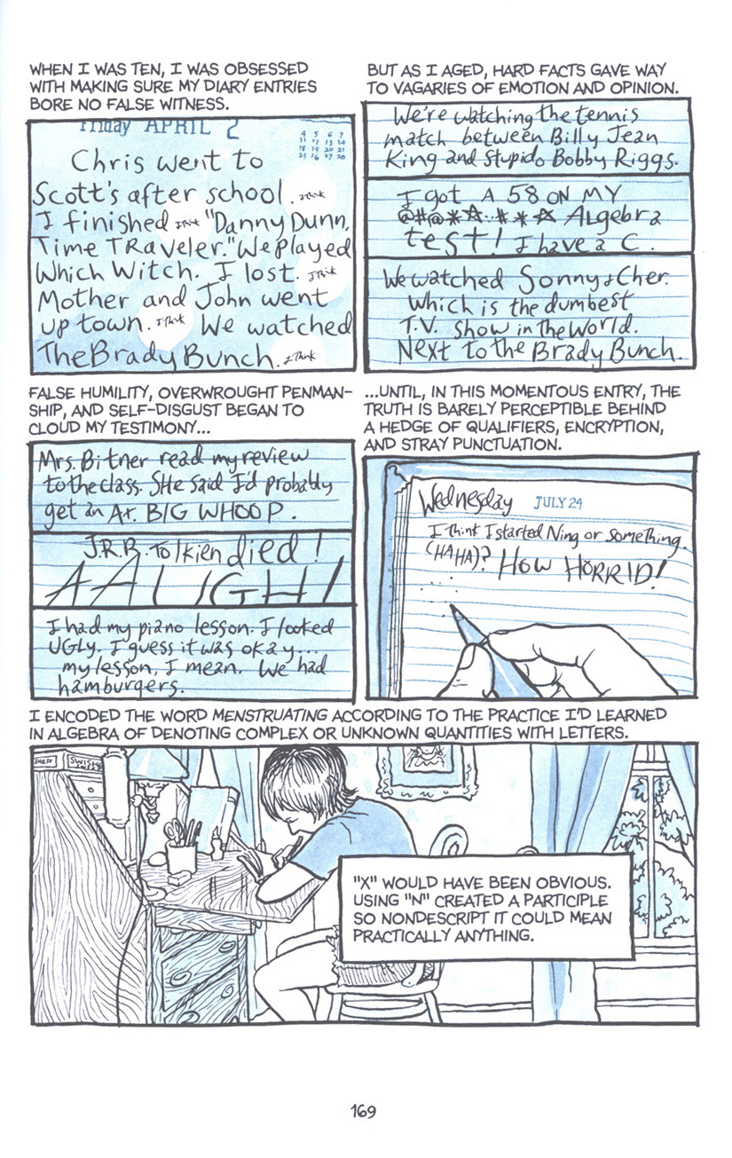 Read online Fun Home: A Family Tragicomic comic -  Issue # TPB - 175