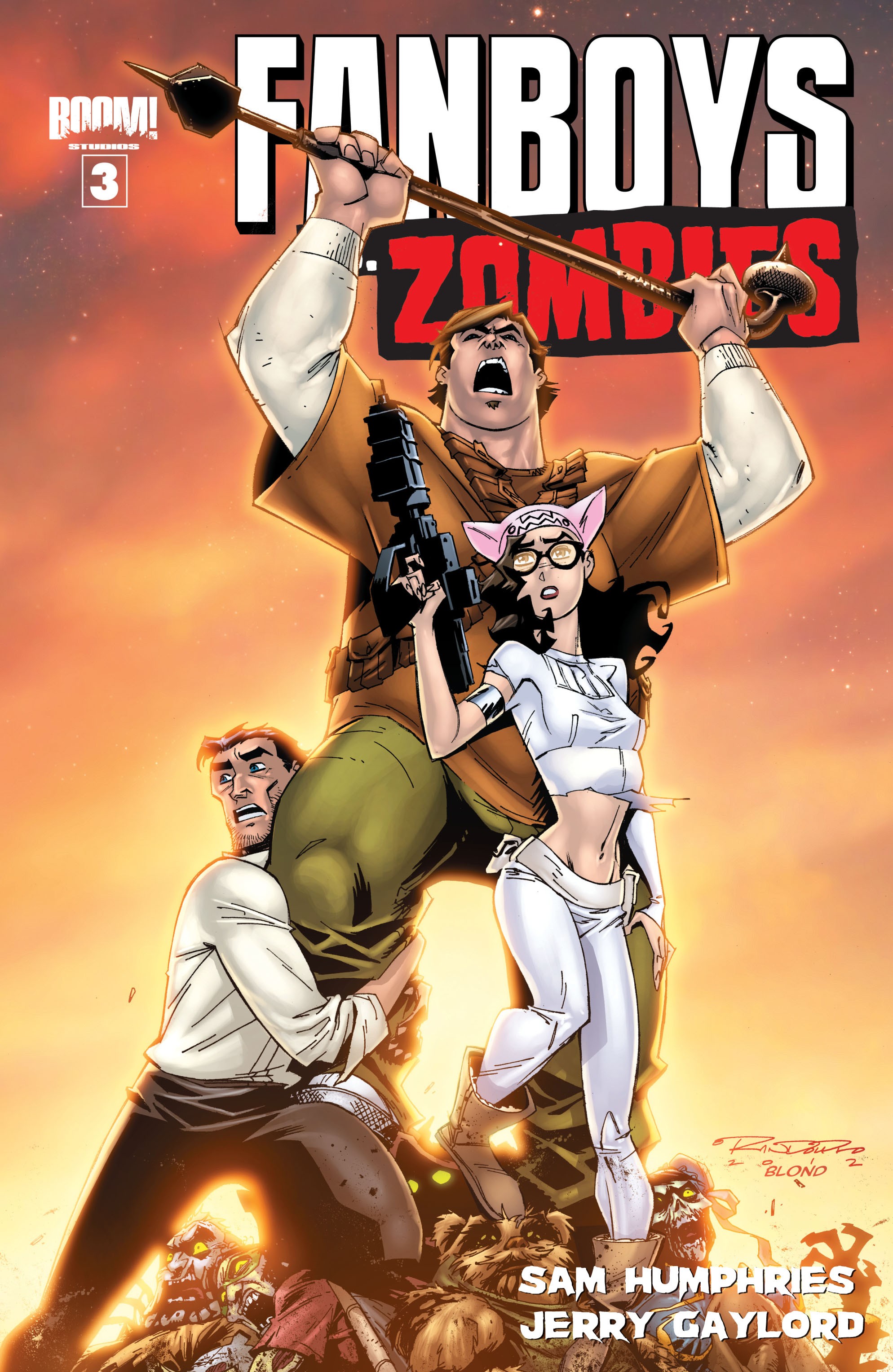 Read online Fanboys vs. Zombies comic -  Issue #3 - 2