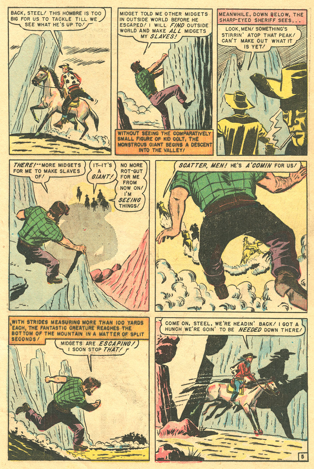 Read online Kid Colt Outlaw comic -  Issue #4 - 45