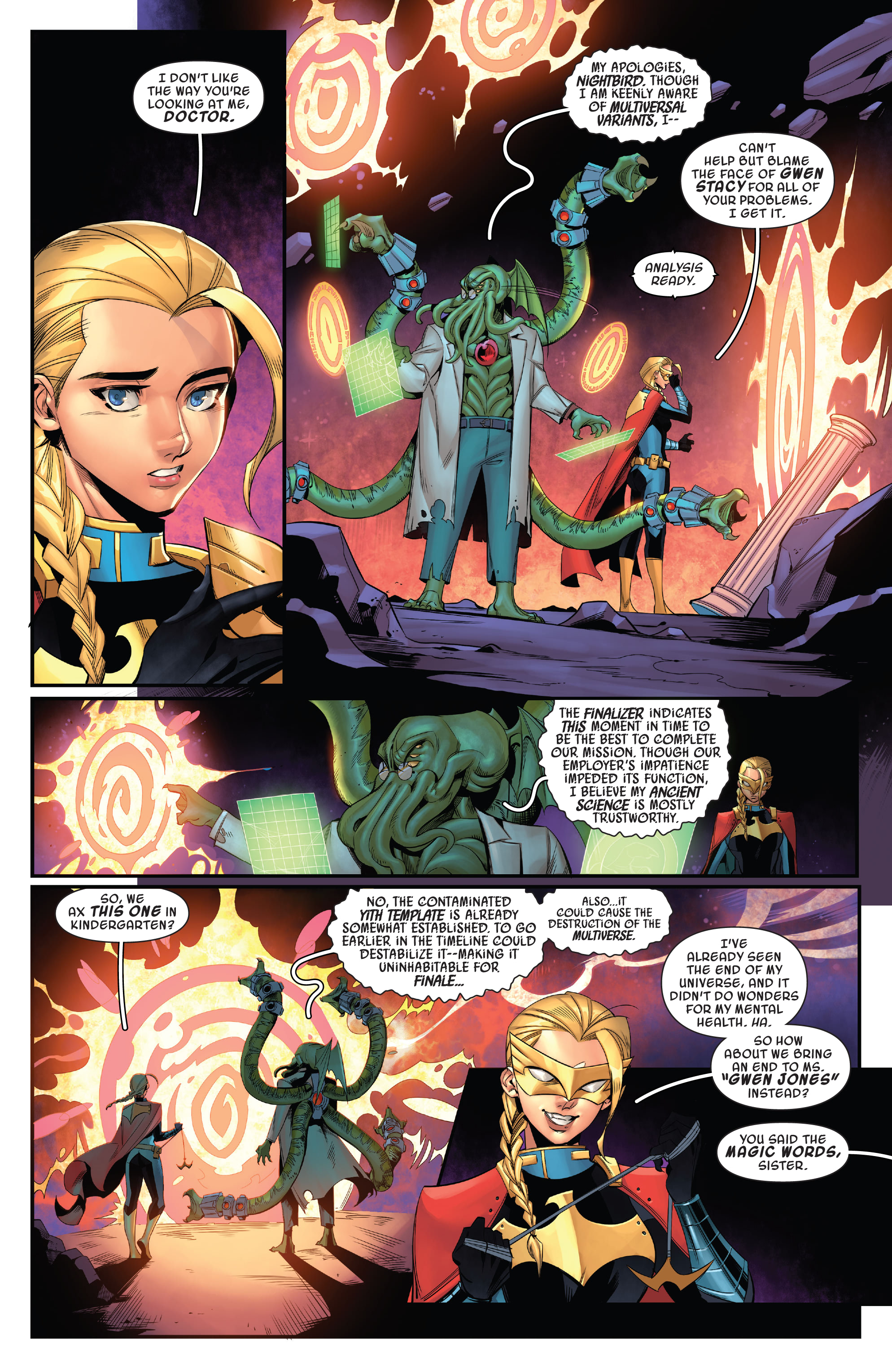 Read online Spider-Gwen: Gwenverse comic -  Issue #4 - 4
