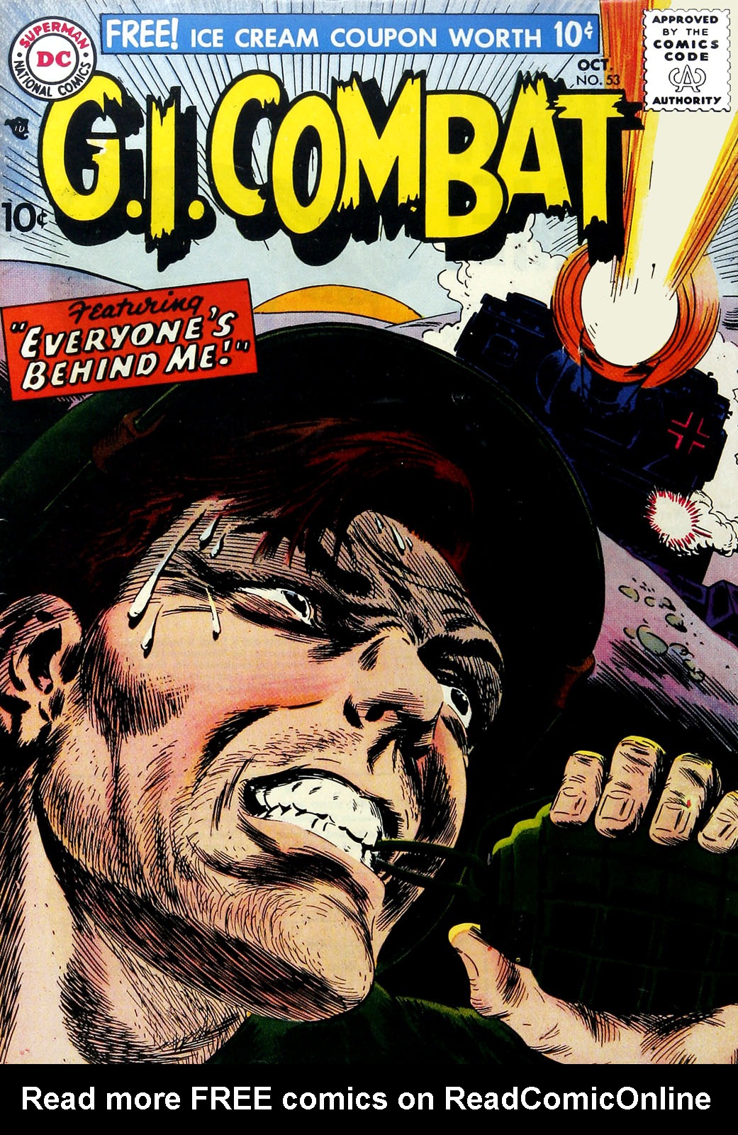 Read online G.I. Combat (1952) comic -  Issue #53 - 1