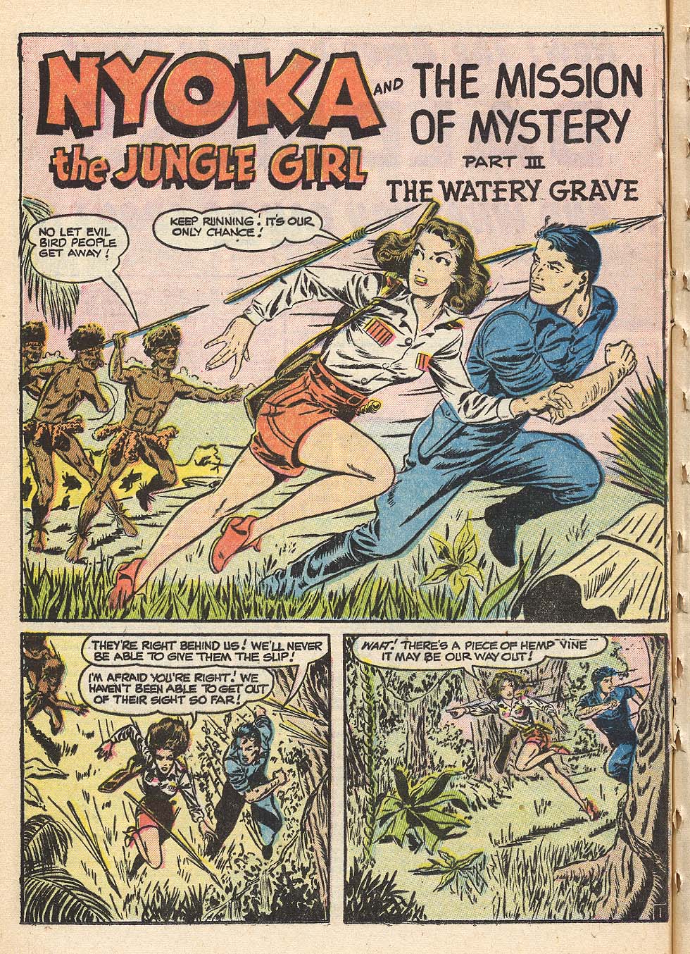 Read online Nyoka the Jungle Girl (1955) comic -  Issue #15 - 16