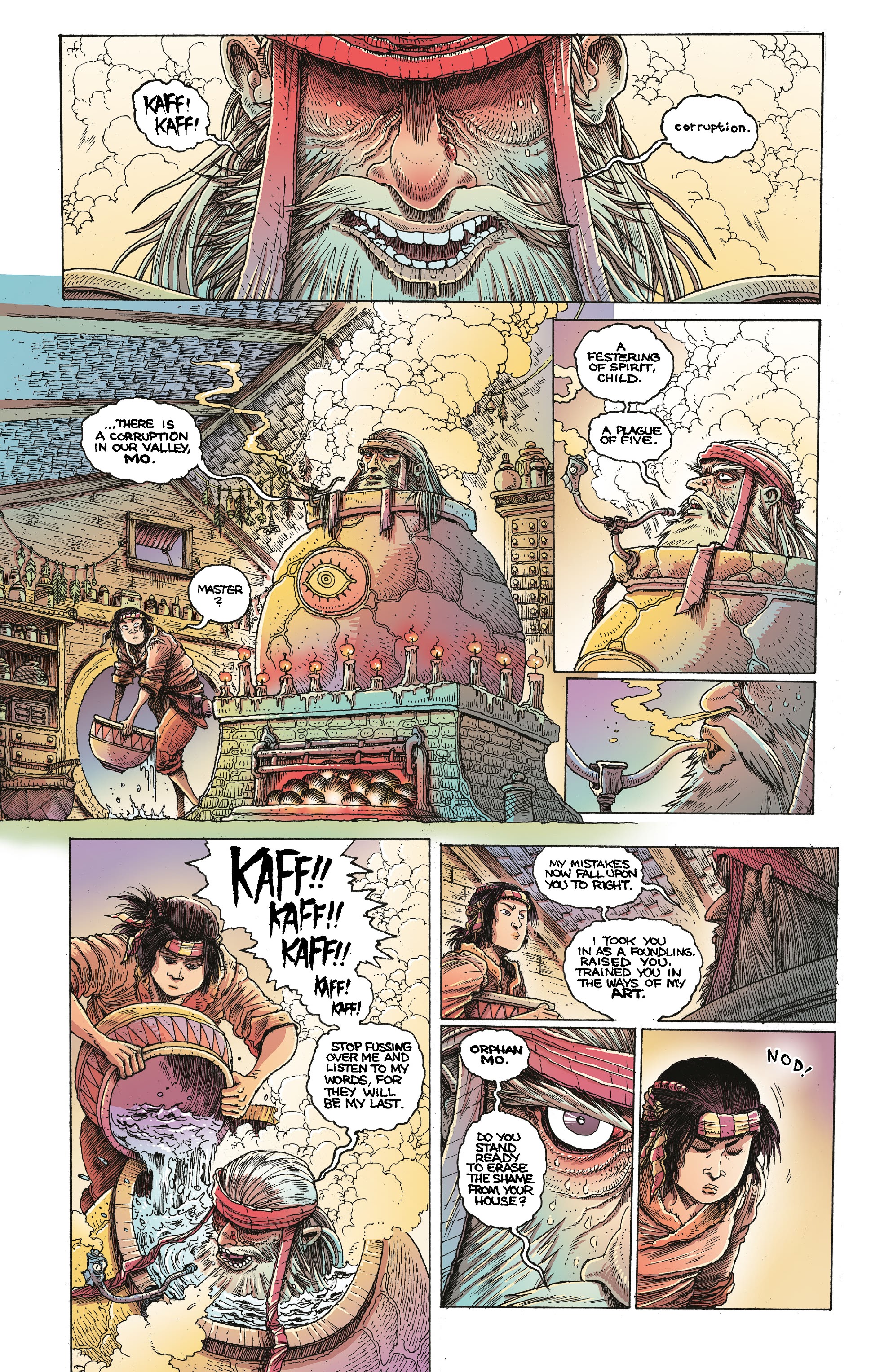 Read online Orphan and the Five Beasts comic -  Issue #1 - 6